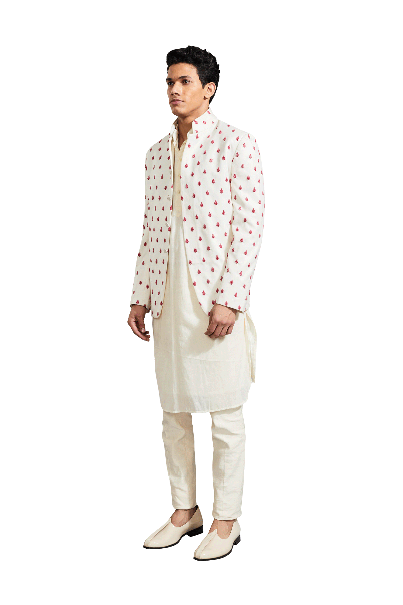 FIRE THREAD VANILLA BANDHGALA – Kunal Rawal - Main Image