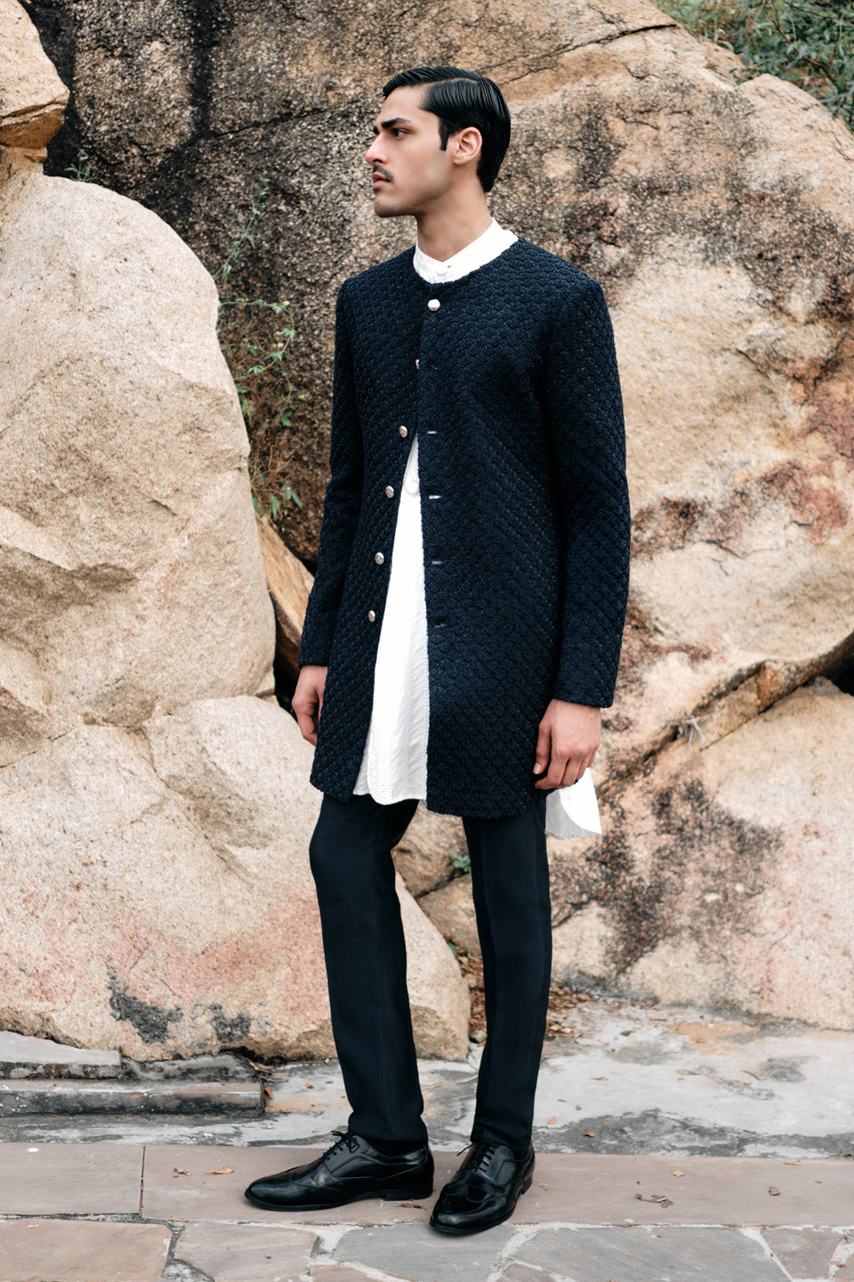 Coco Salli Vanilla Sherwani  