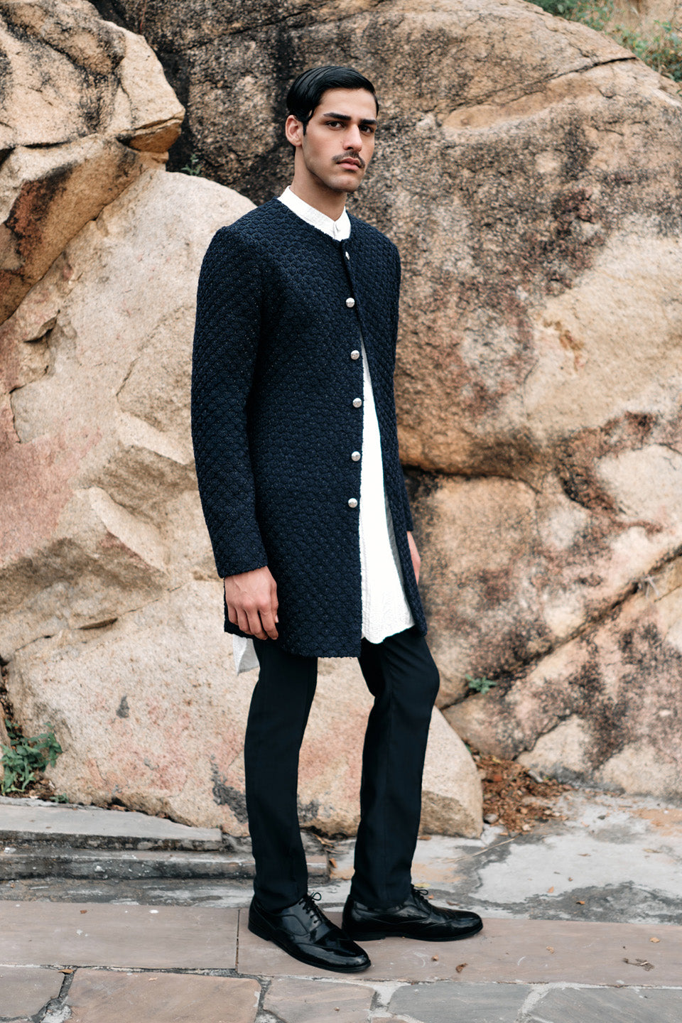 Coco Salli Vanilla Sherwani  