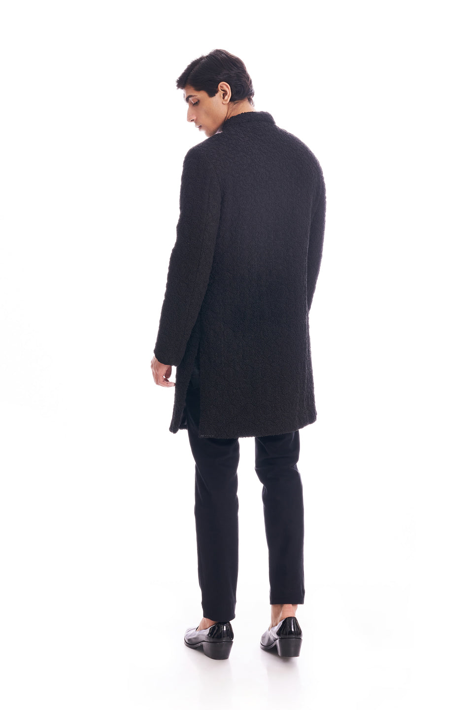 LINE GEOMETRIC KNOTTED JACKET  