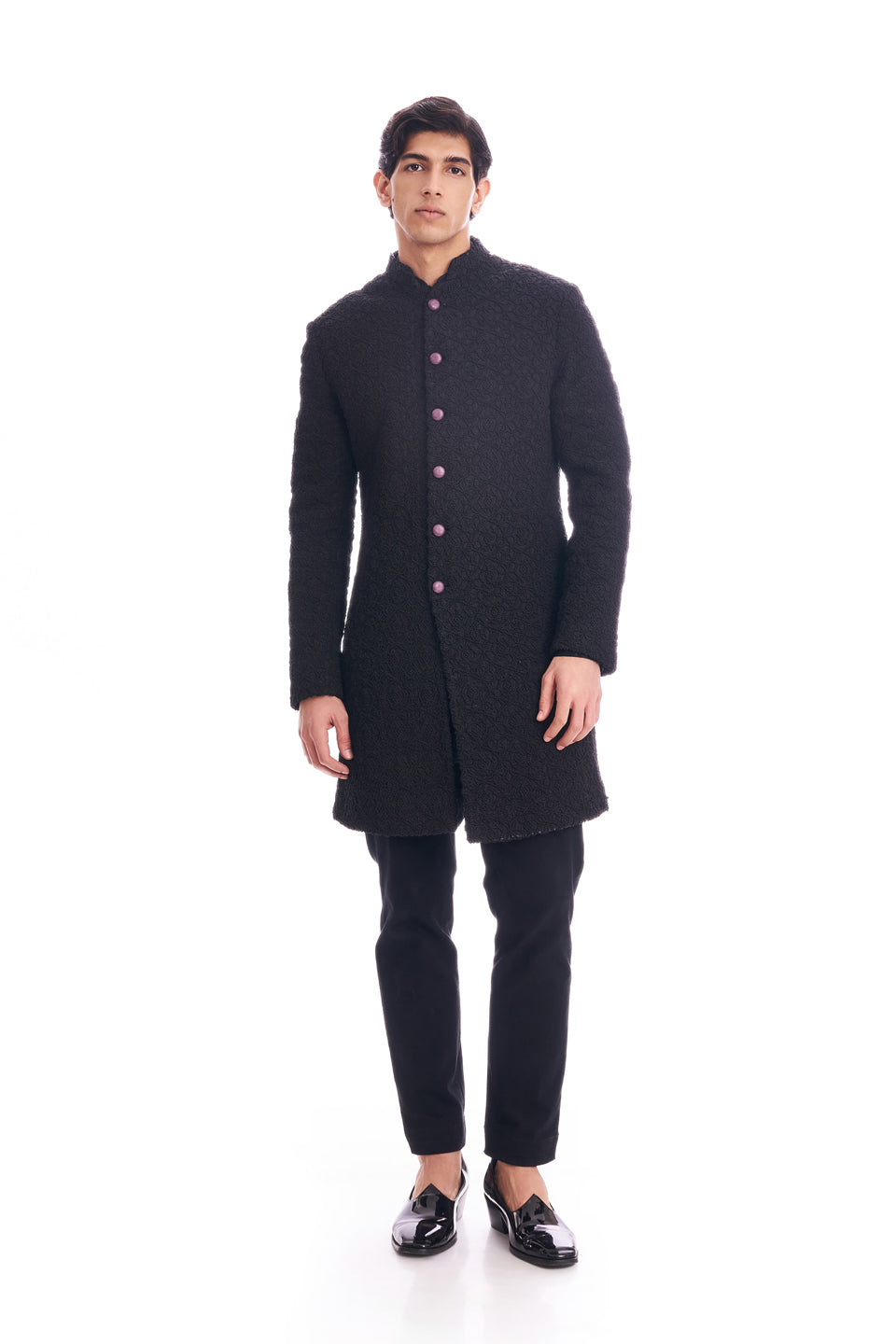  LINE GEOMETRIC KNOTTED JACKET 