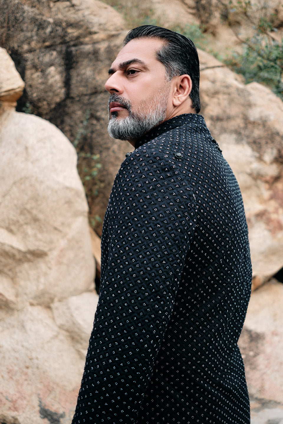 Decon Flower Threadwork Sherwani  