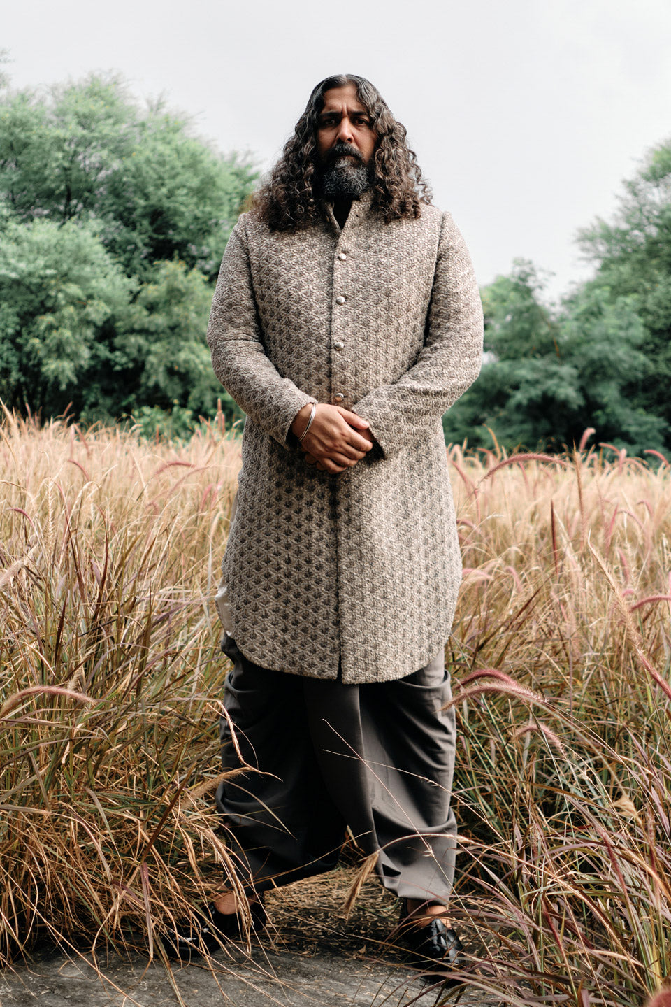 Lamp Highlighted Sherwani  