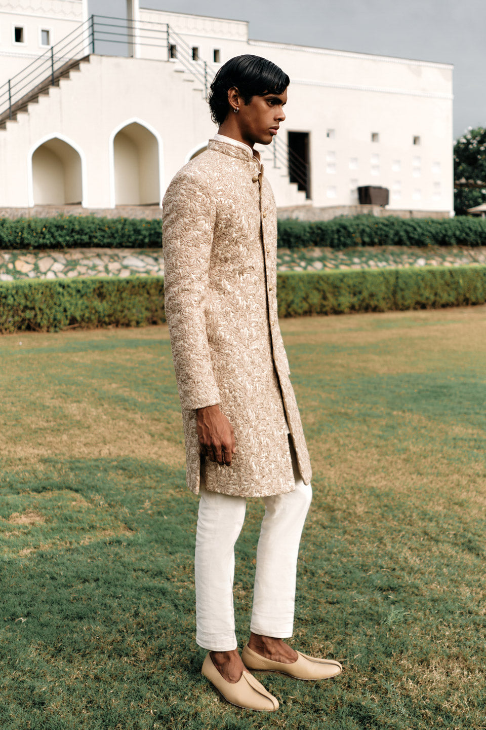 Palm Threadwork Sherwani  