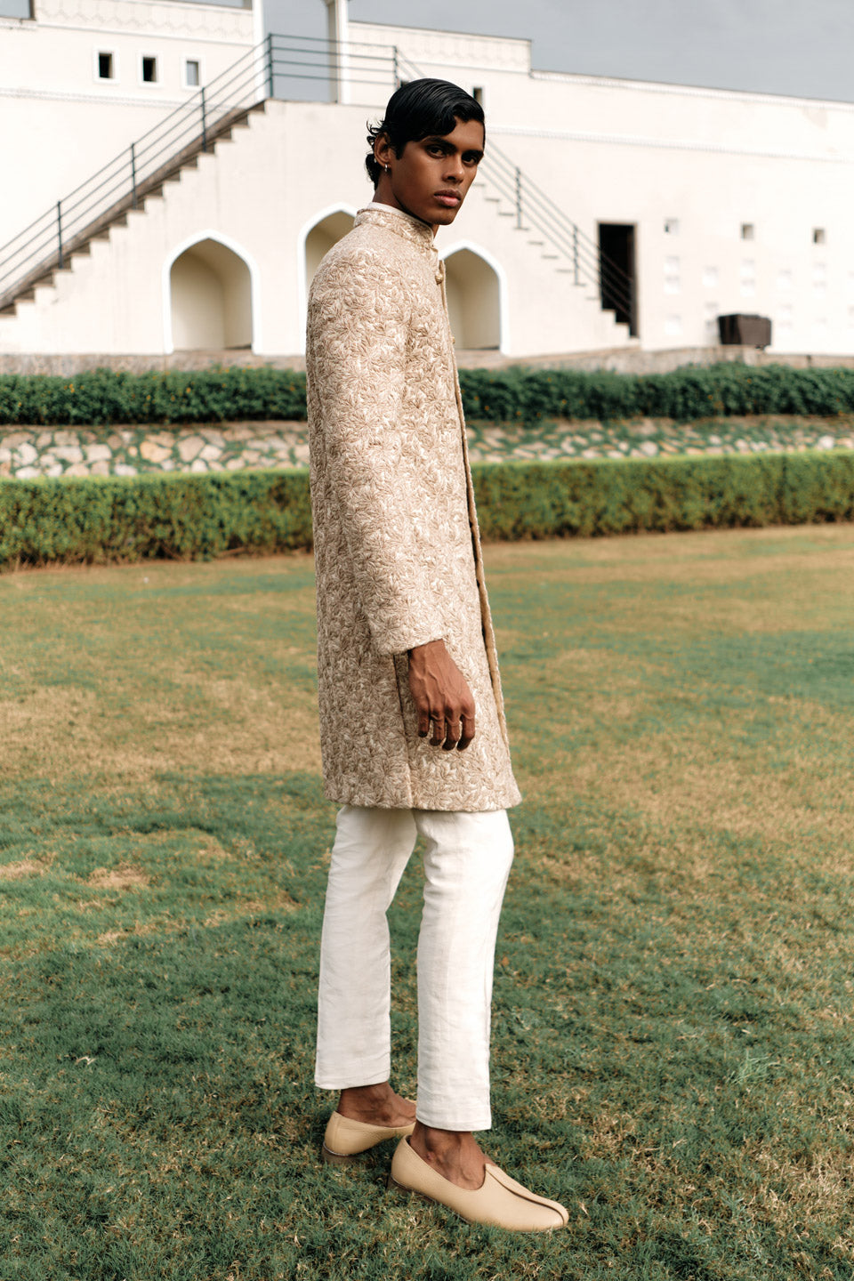 Palm Threadwork Sherwani  
