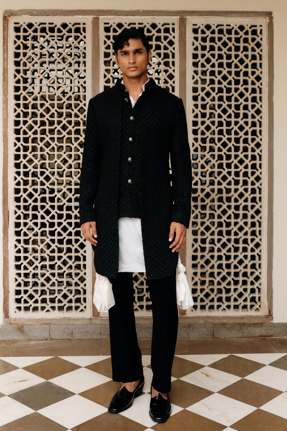 Coco Salli Mock Layer Sherwani  