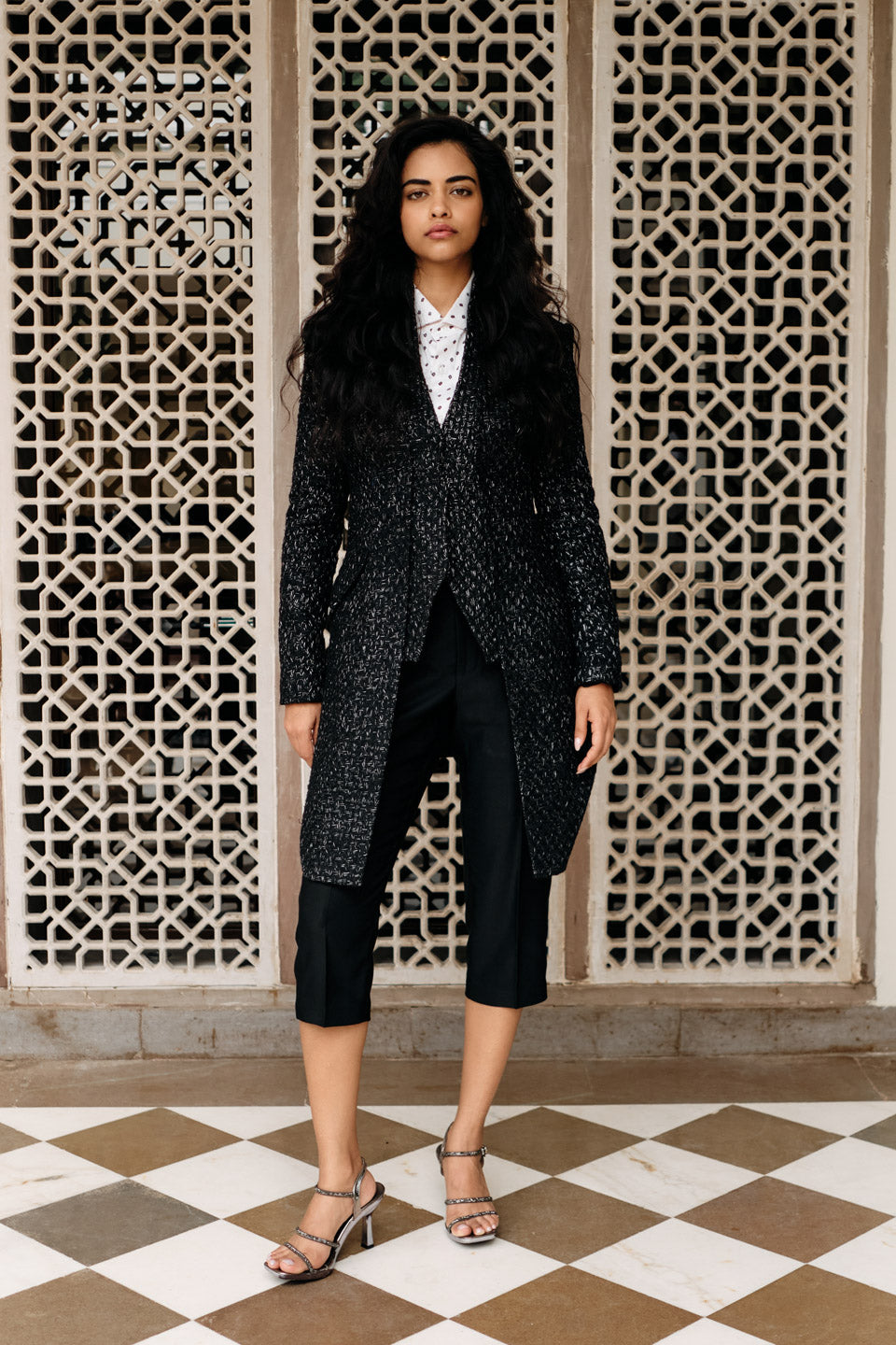 Cactus Threadwork Mock Layer Jacket  