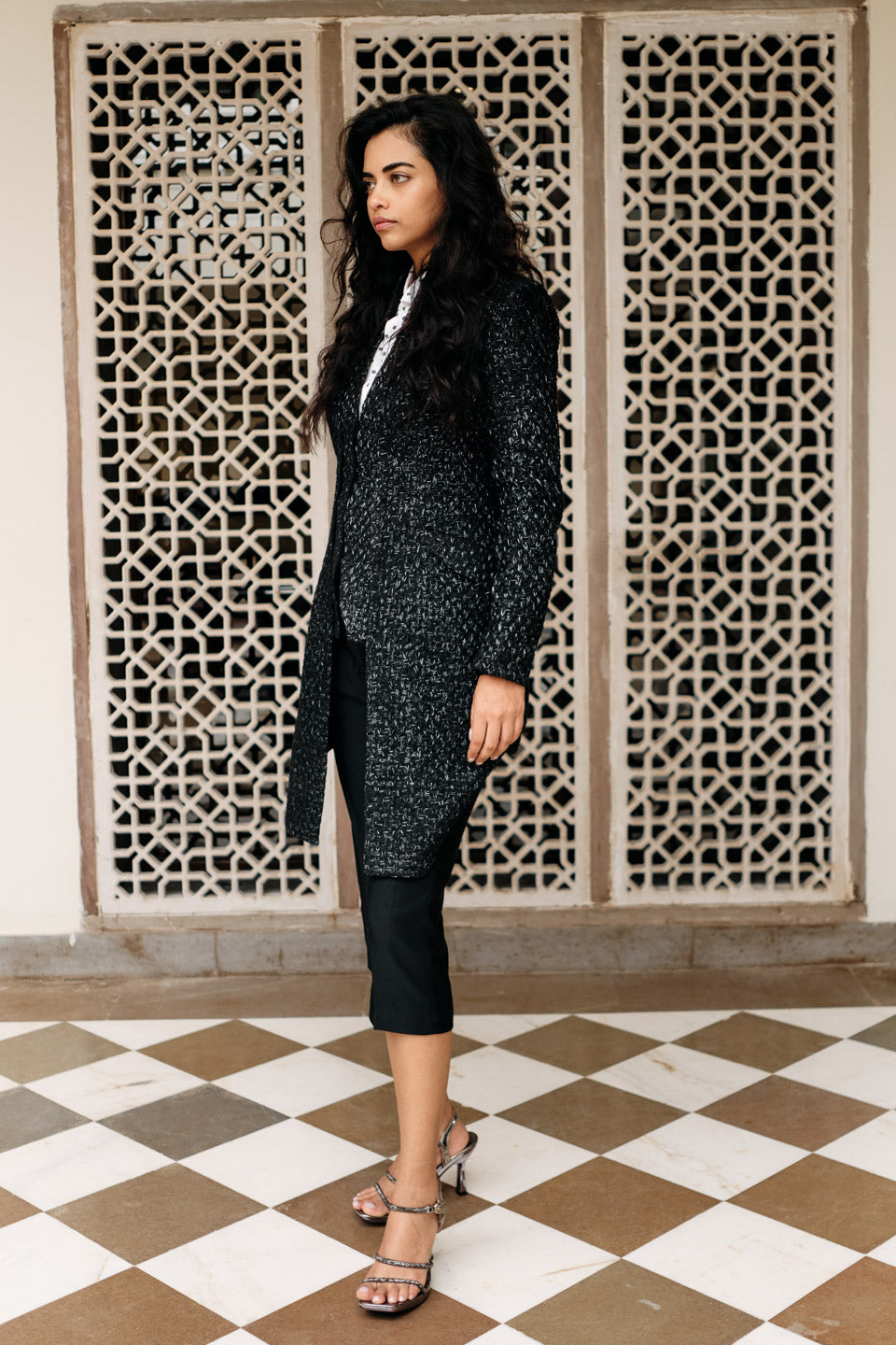 Cactus Threadwork Mock Layer Jacket  