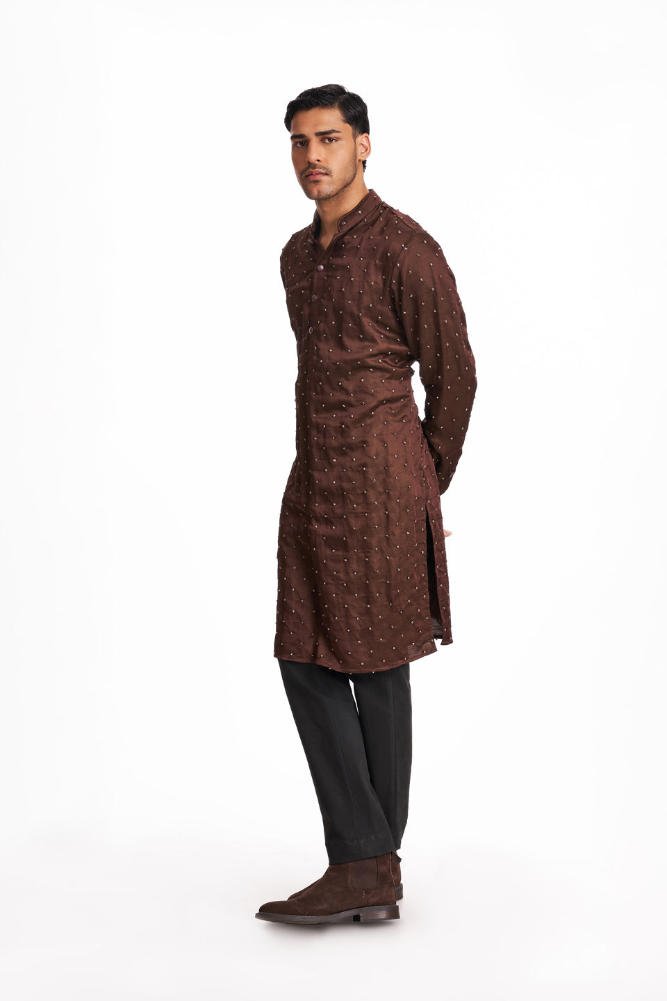 SMALL SINGLE BRAILLE KNOTTED KURTA  