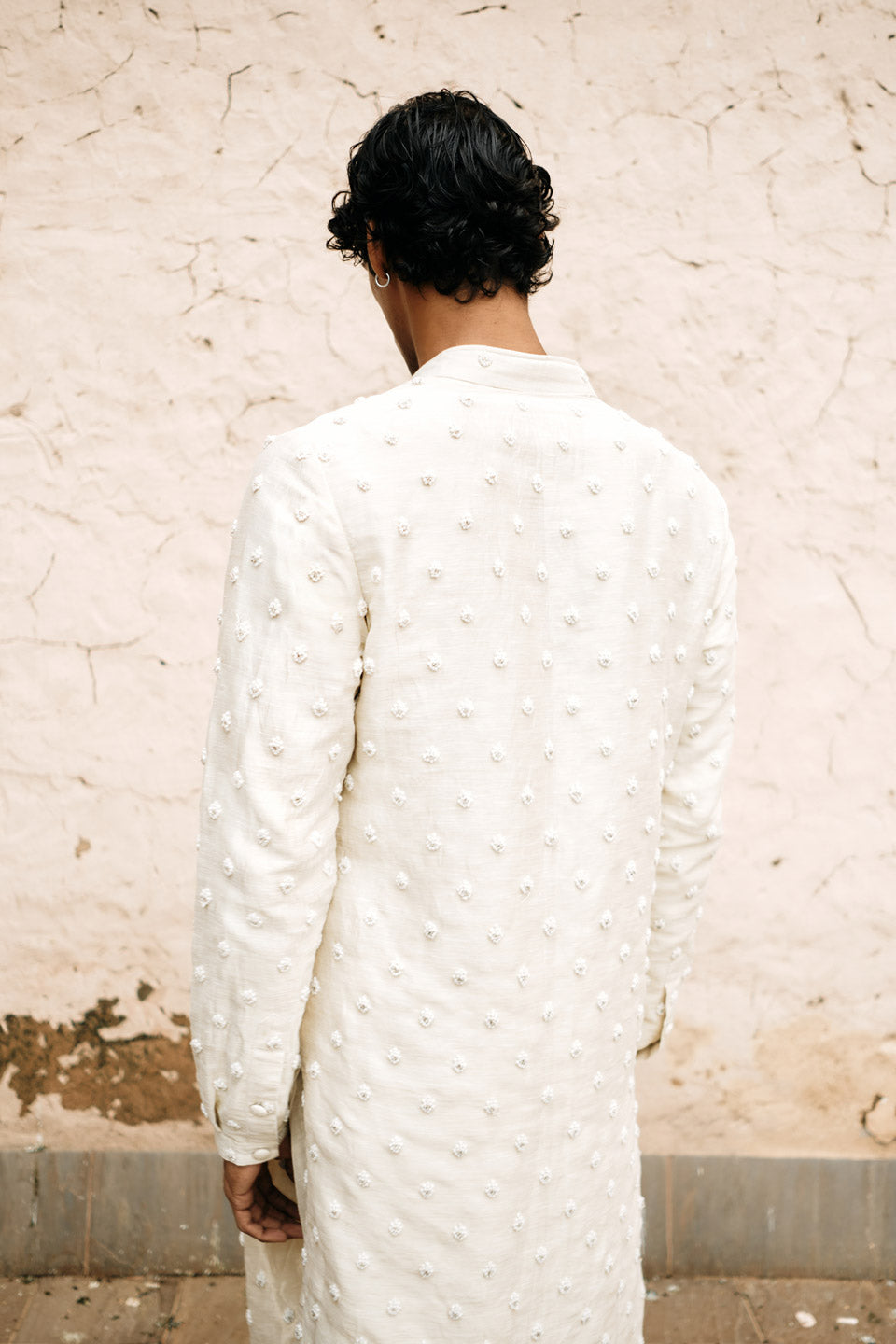 Fire Knotted Kurta  