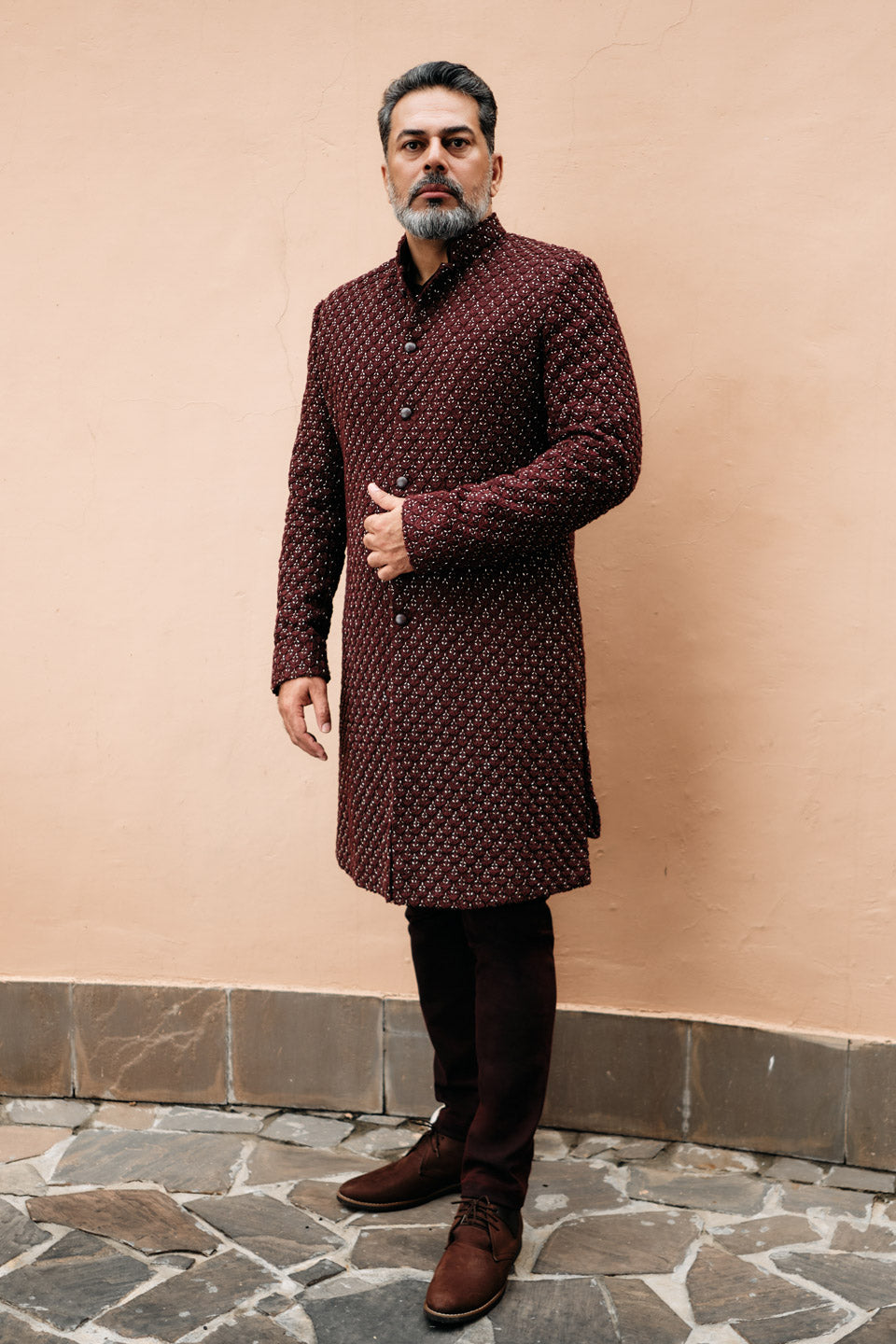 Coco Salli Embroidered Sherwani  
