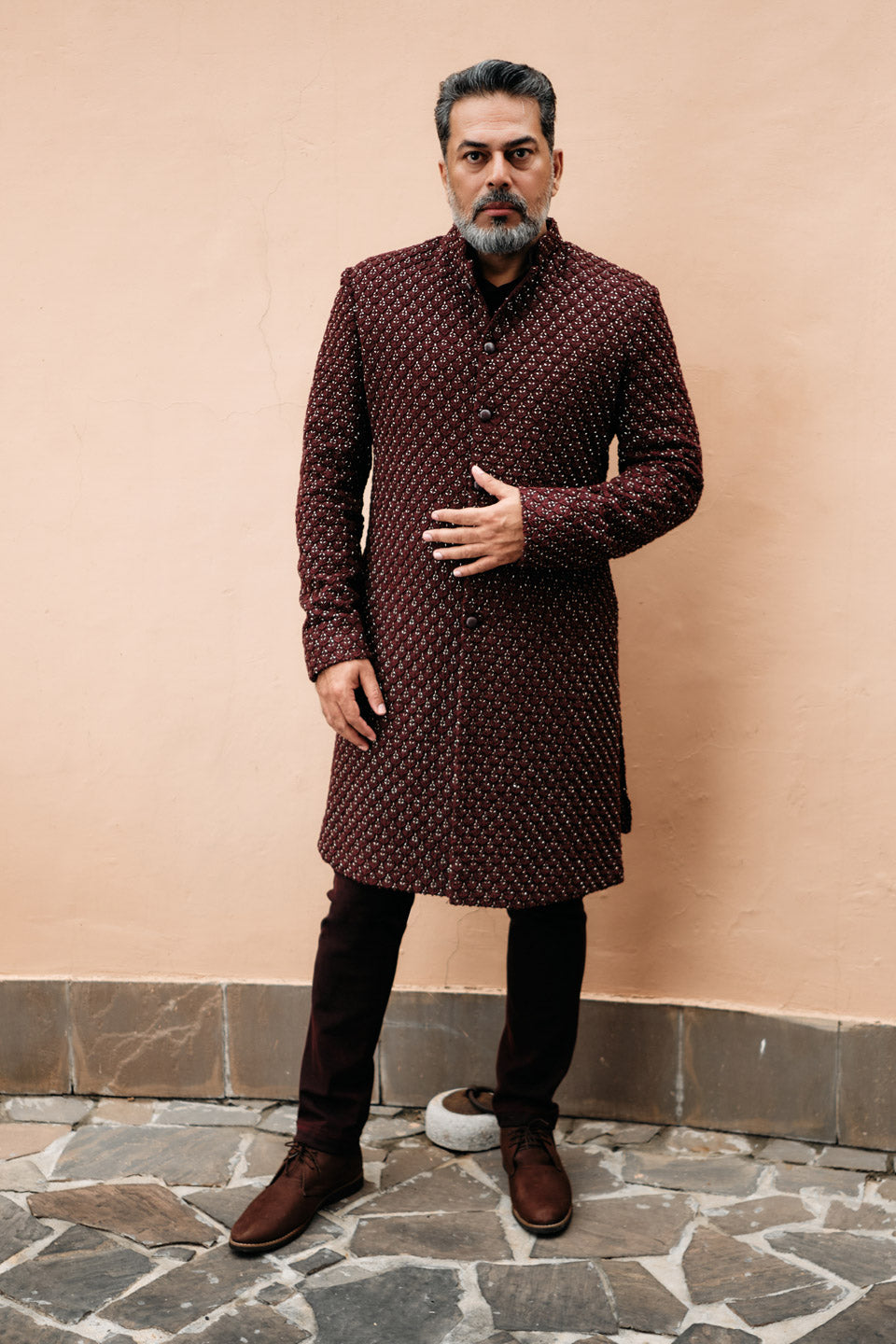 Coco Salli Embroidered Sherwani  