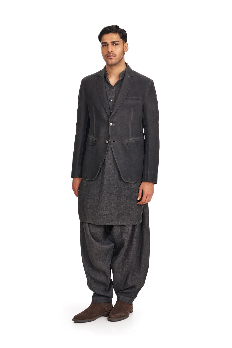  WASHOUT BLAZER SET 