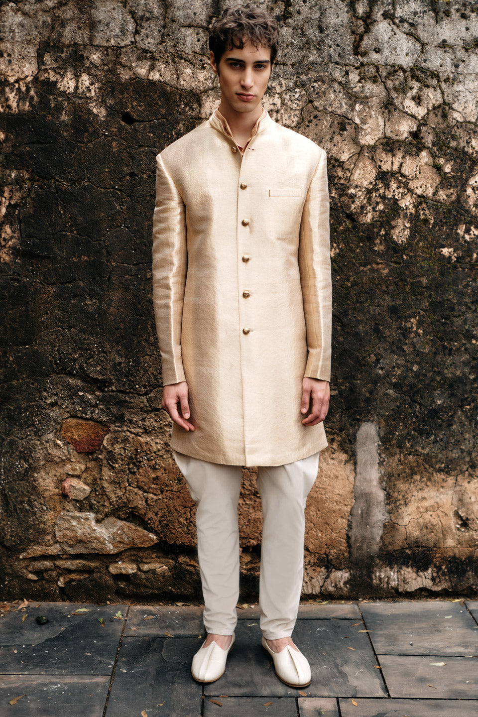Twill Brocade Sherwani  