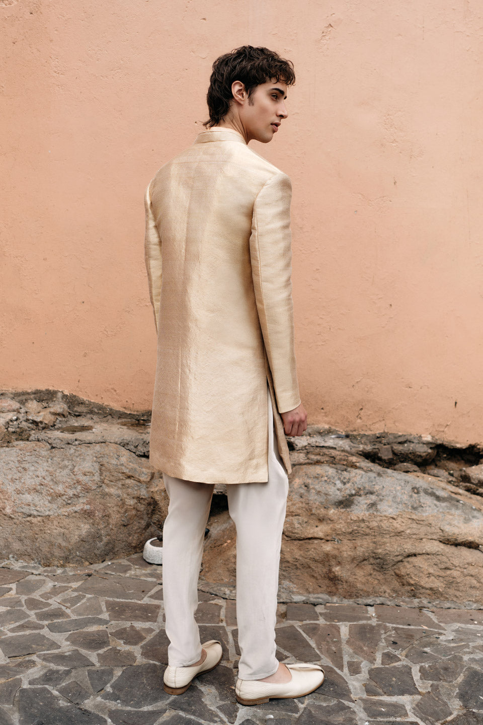 Twill Brocade Sherwani  