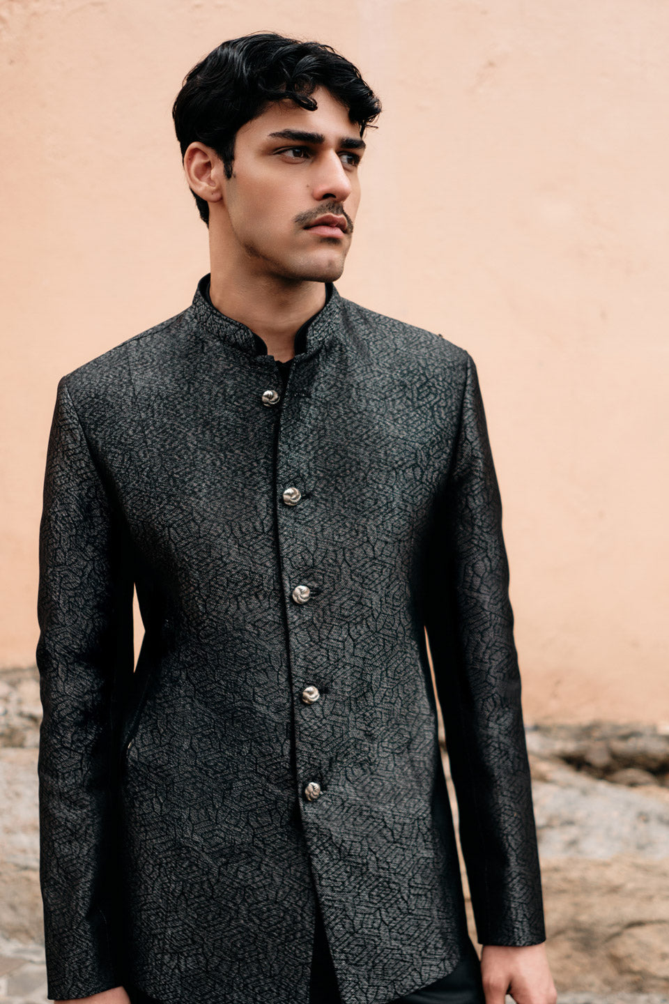 Brocade Bandhgala Set  
