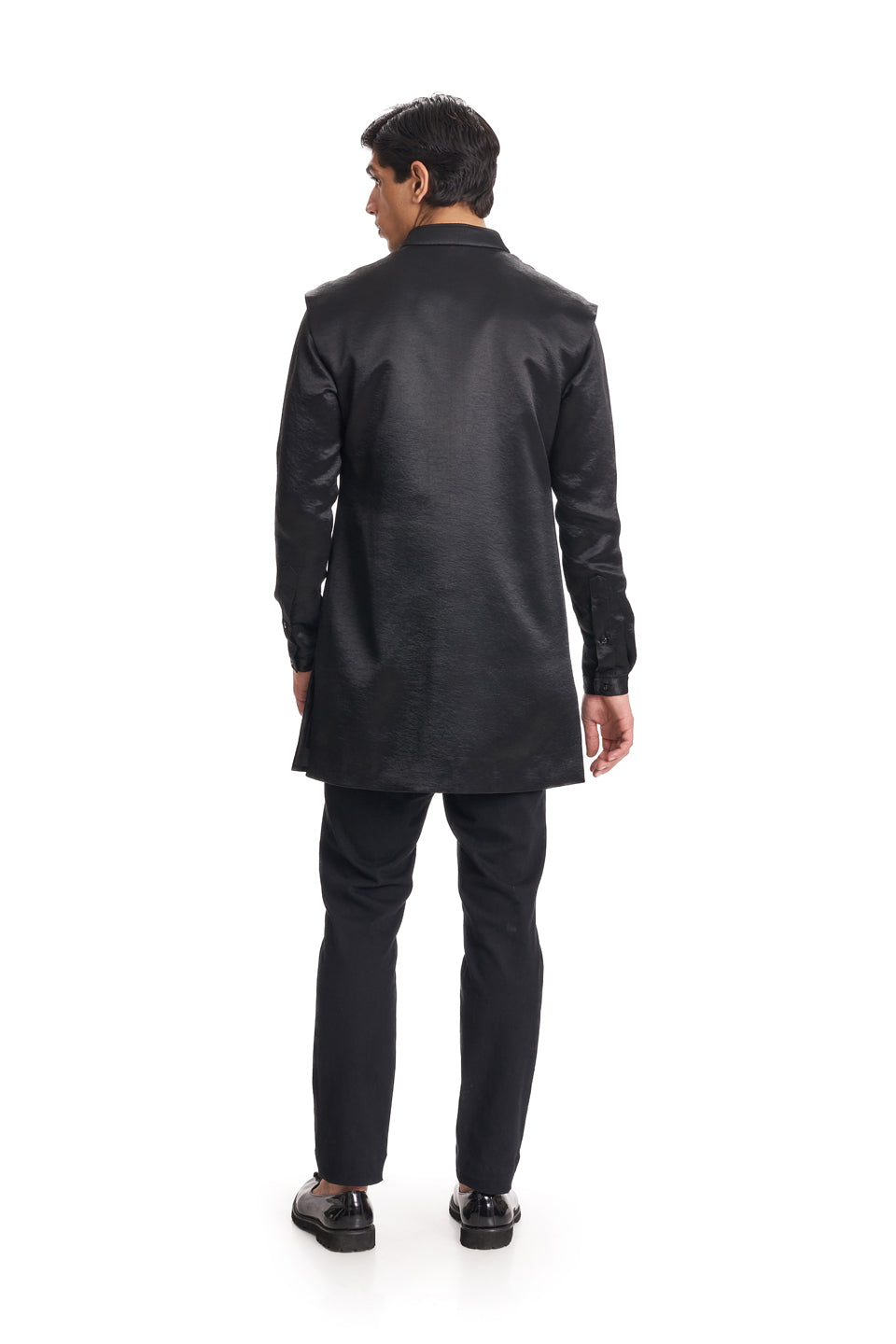 PLAIN METTALIC LONG DECONSTRUCTED SET  