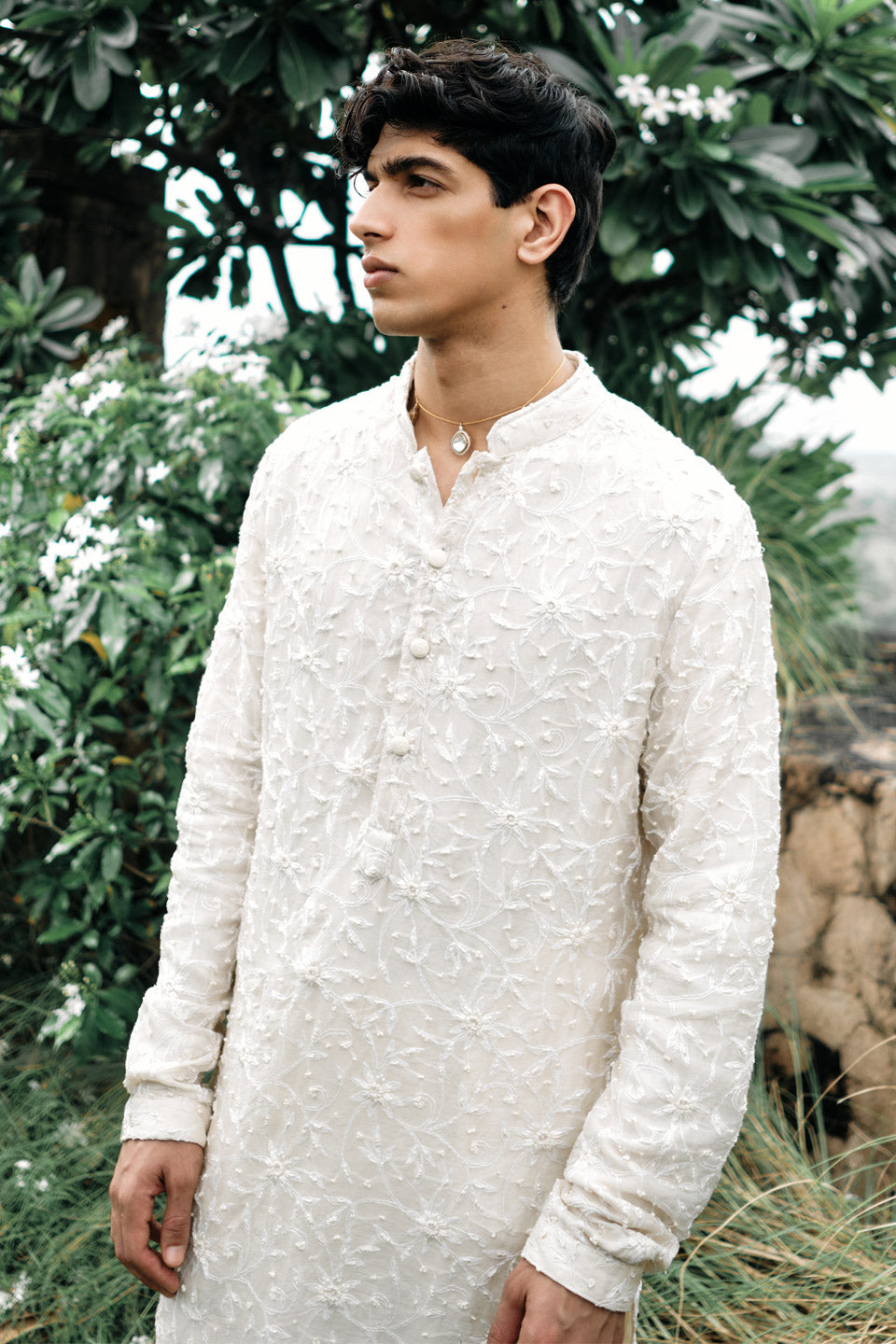Chikankari Threadwork Kurta  