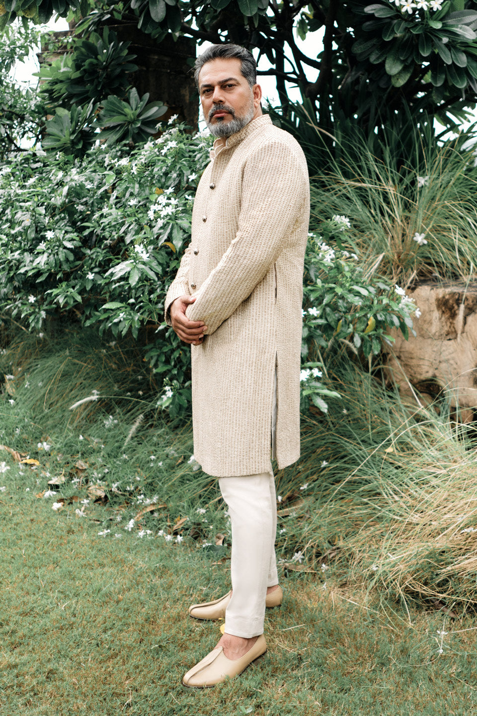Ladder Highlighted Sherwani  