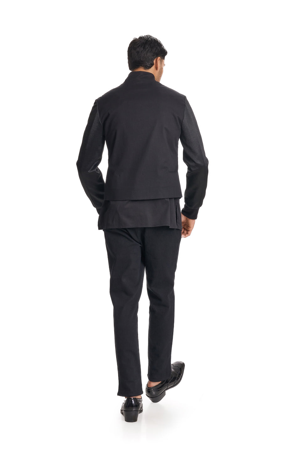 PLAIN RIB CUFF SHORT BLOUSON  