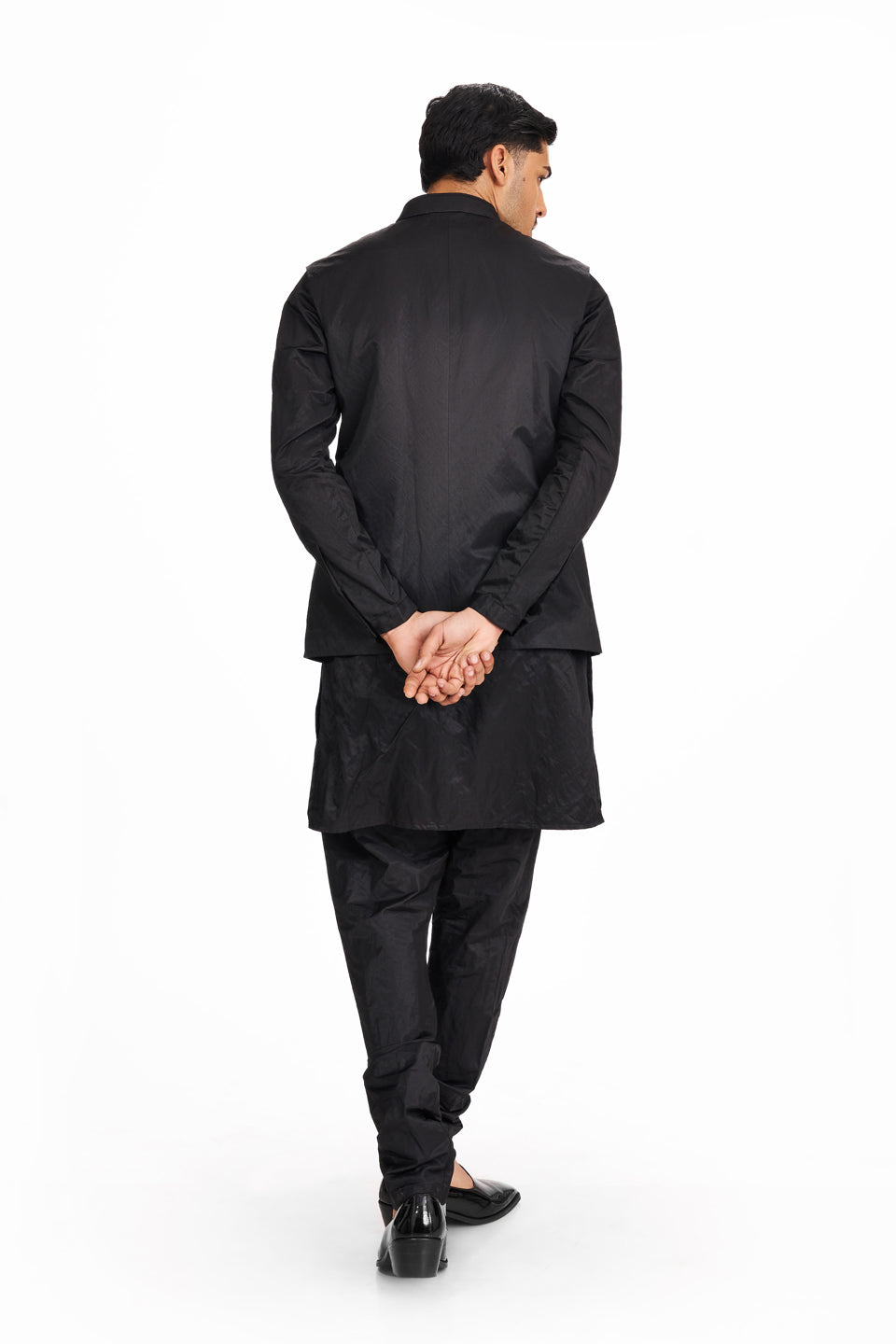 PLAIN METTALIC SHORT DECONSTRUCTED SET  