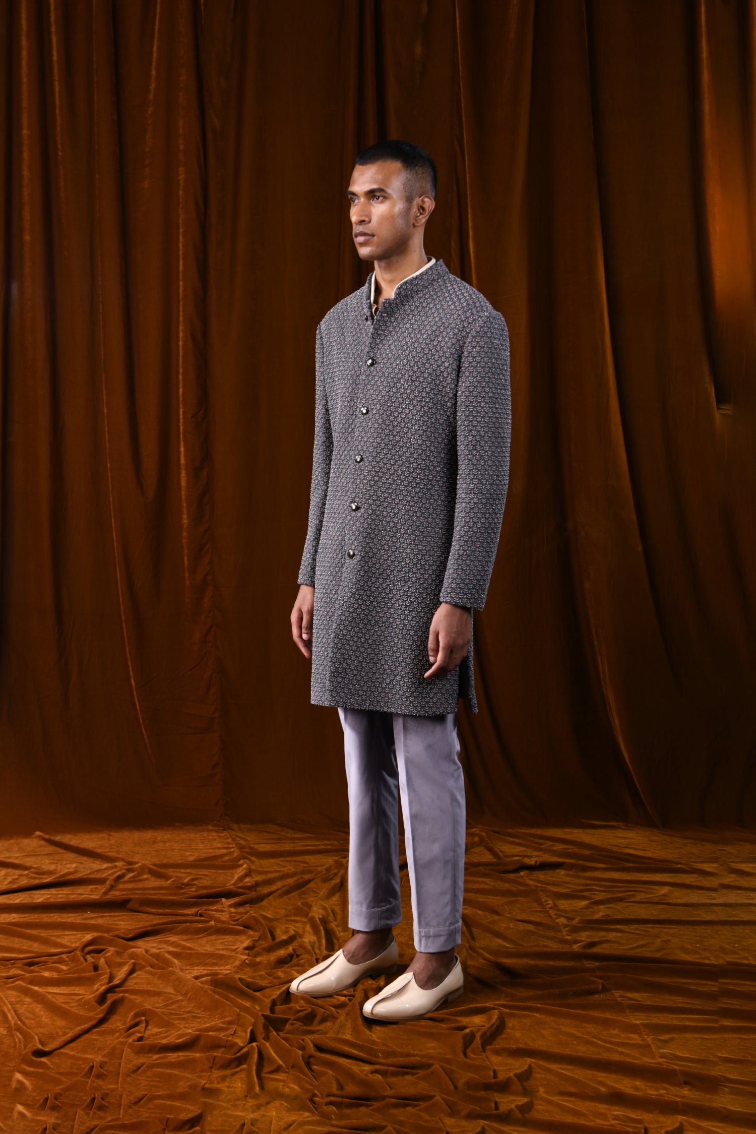 TIGHT PLANT MULTI BEADED JACKET  