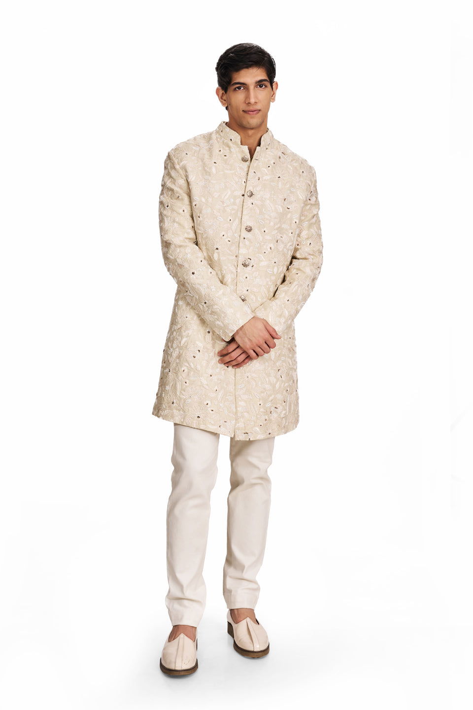  FLORAL CHIKANKARI JACKET 