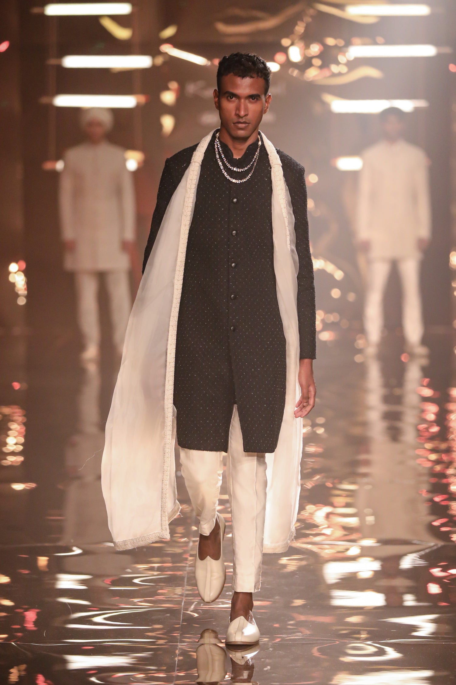  DECON FLOWER LUREX HIGHLIGHTED JACKET 