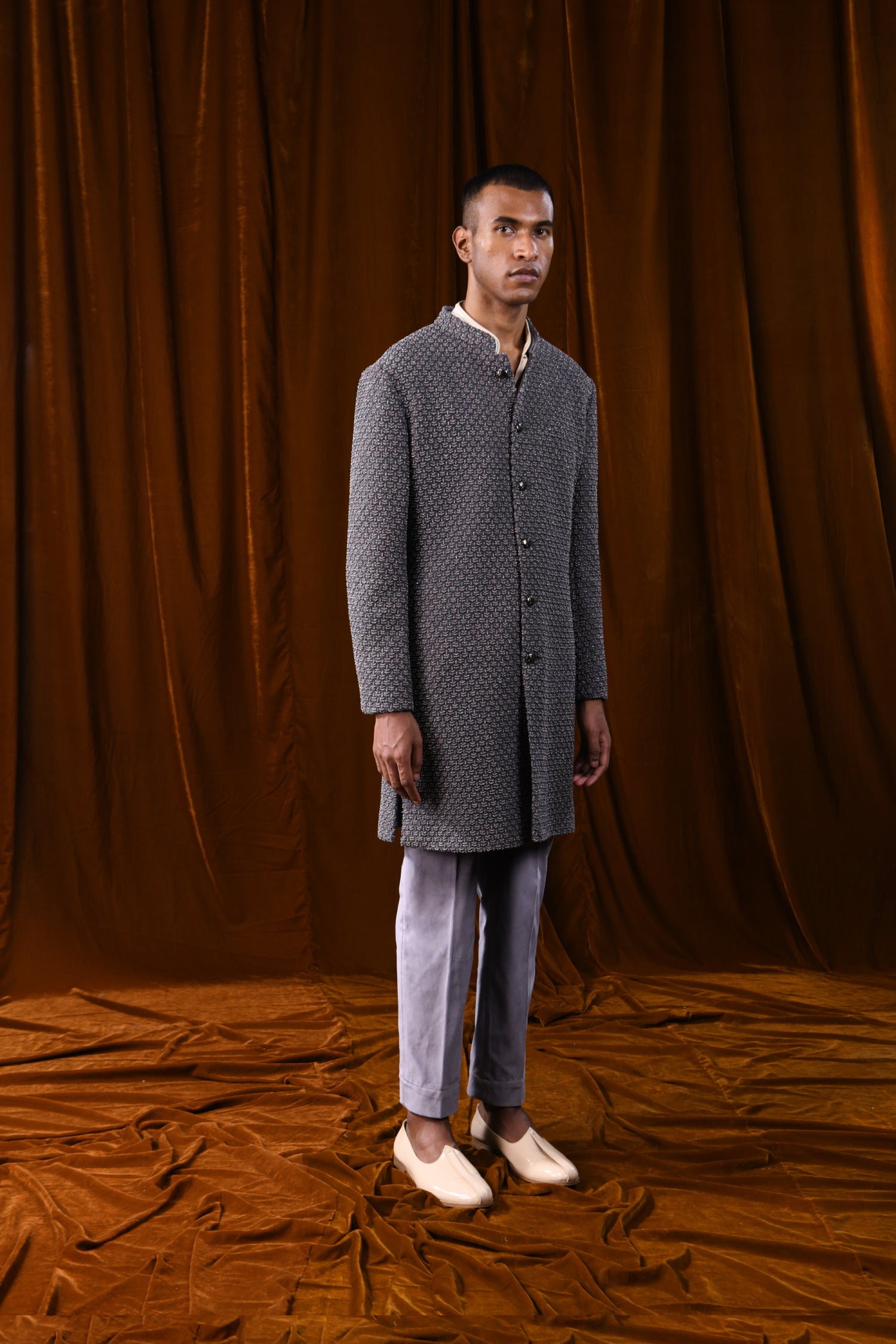 TIGHT PLANT MULTI BEADED JACKET  