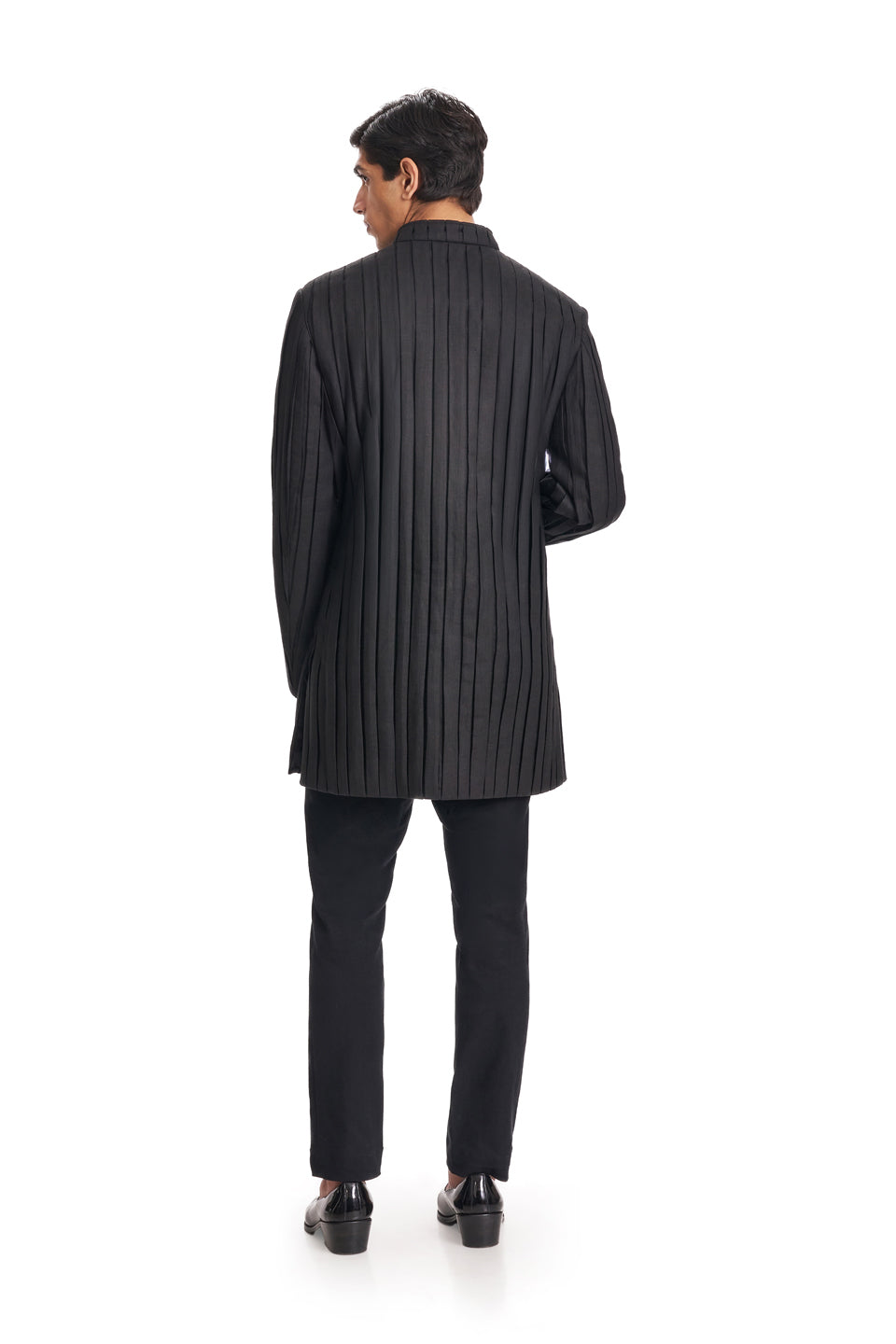 BOX PLEATED SHERWANI  