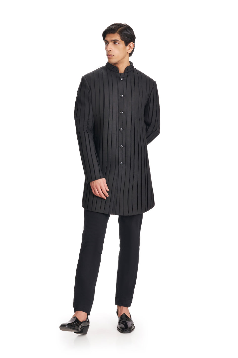  BOX PLEATED SHERWANI 