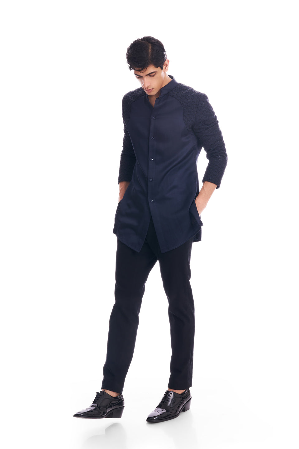 LUREX TREE HIGHLIGHTED LONG DECONSTRUCTED SET  