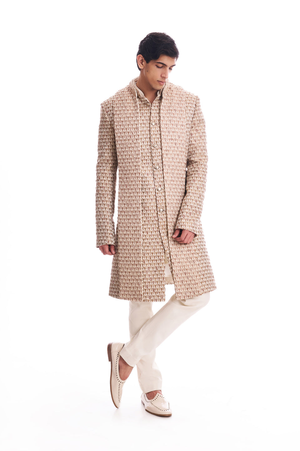 CACTUS TEXTURED THREAD JACKET  
