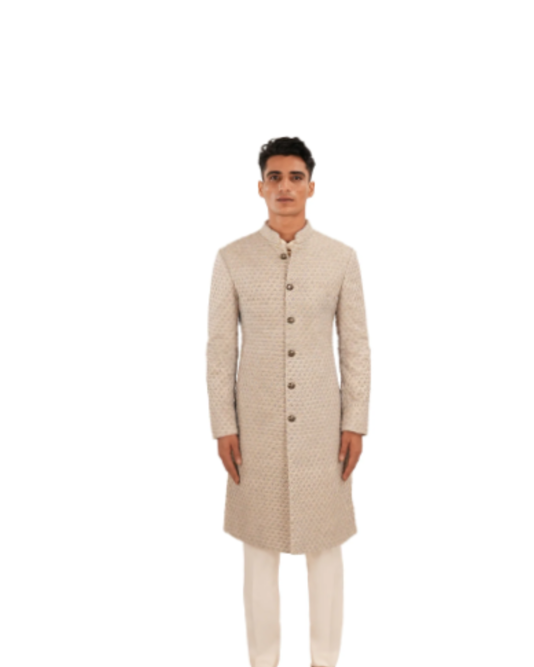  CROWN LUREX BEADED SHERWANI 