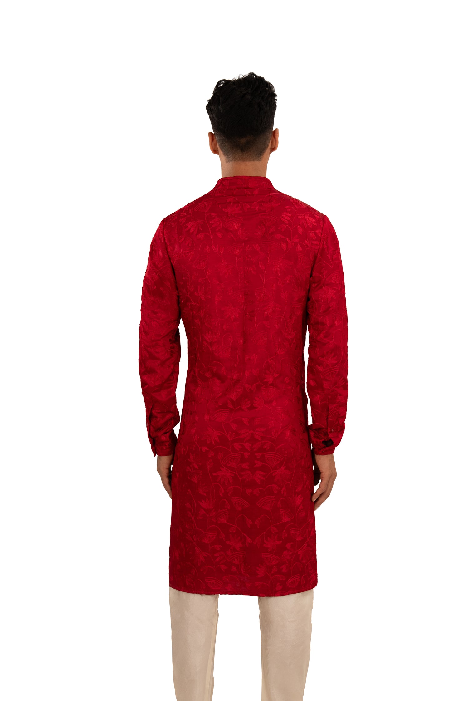 KASHMIRI RED KURTA  