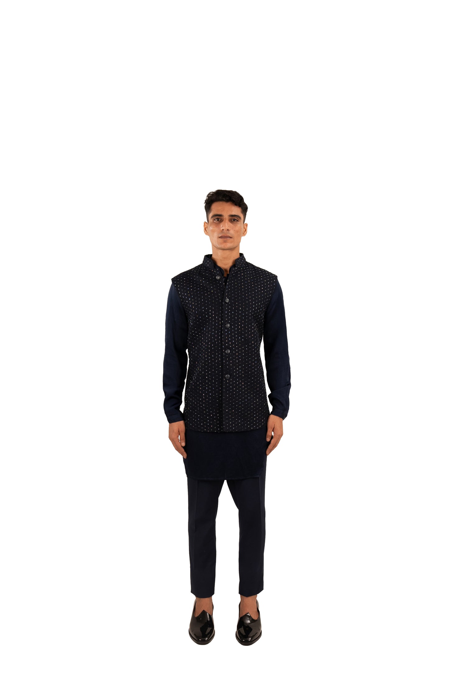  MINI FLOWER HIGHLIGHTED SHORT KOTI 