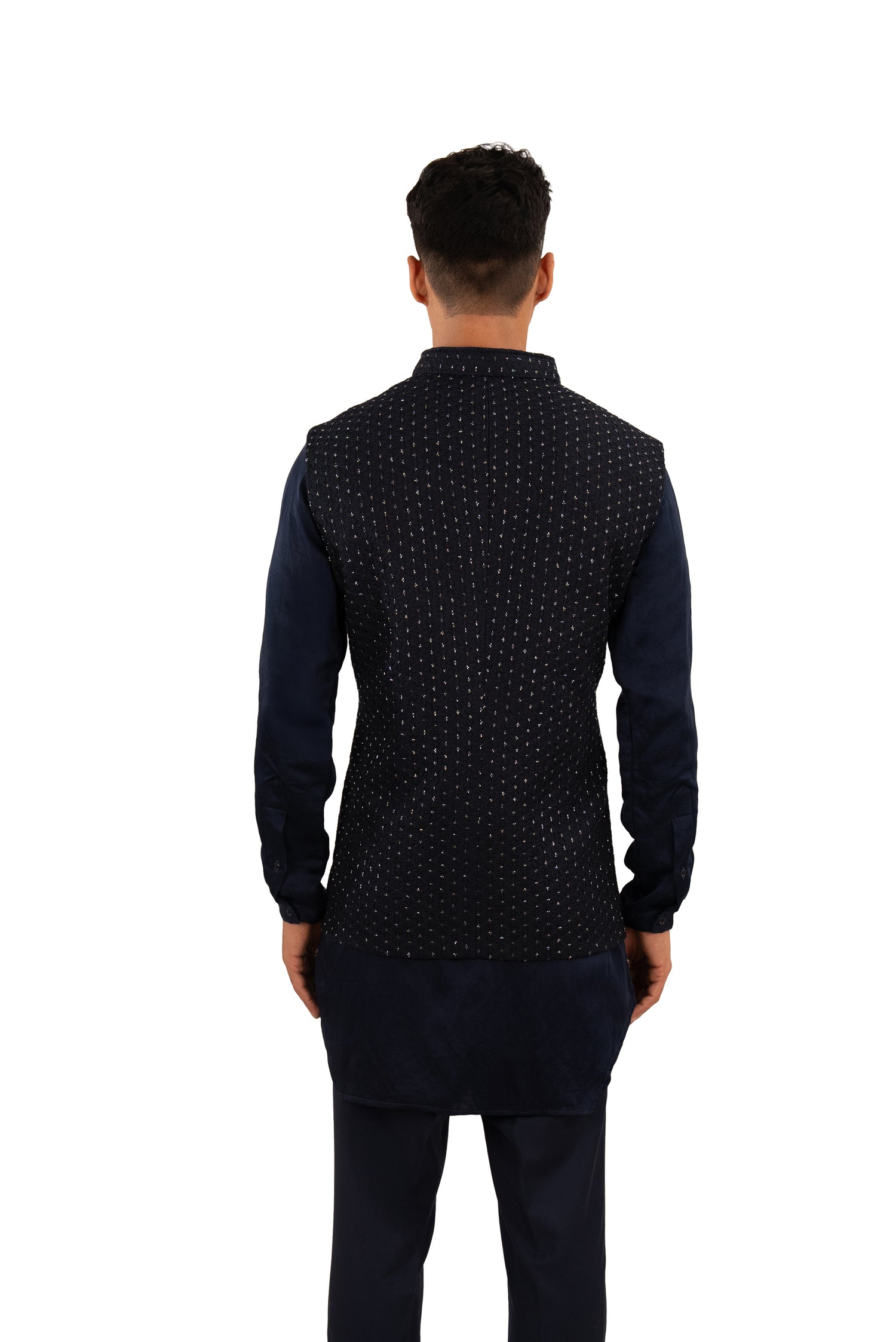 MINI FLOWER HIGHLIGHTED SHORT KOTI  