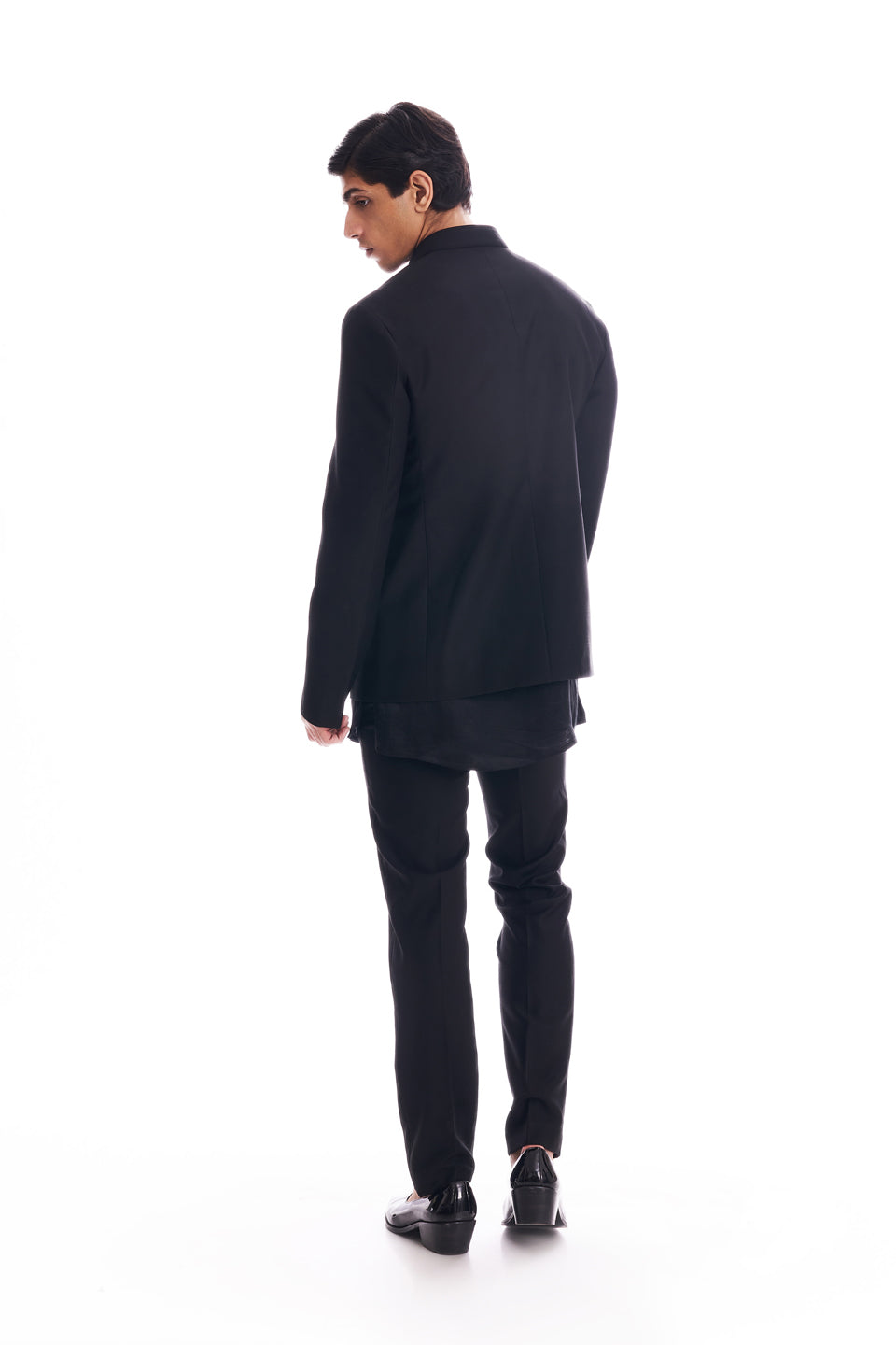 PLAIN LINEN BANDHGALA SET  