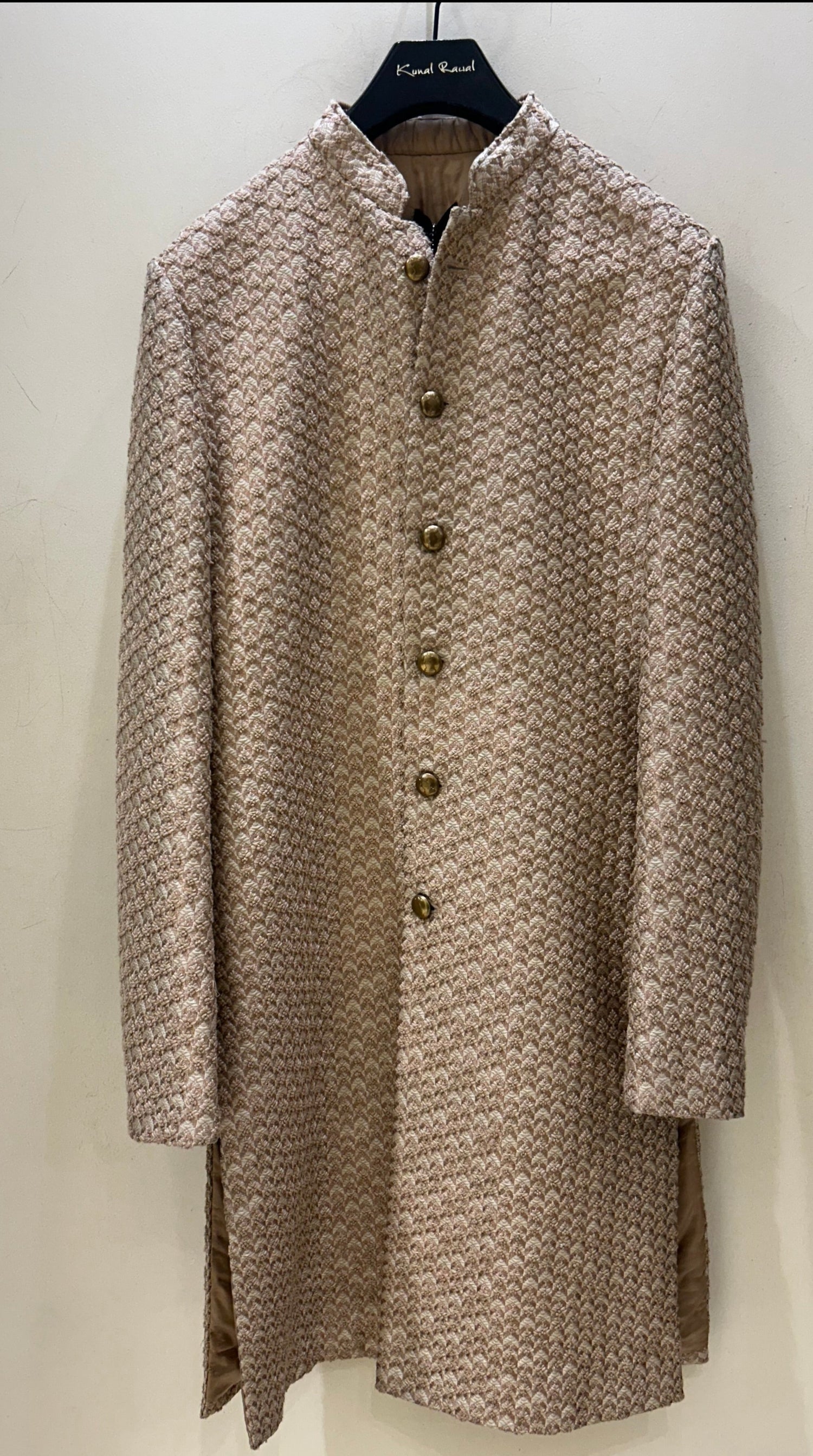 B BOM ARROW DUAL TONE MINIMALISTIC THREADWORK JACKET  