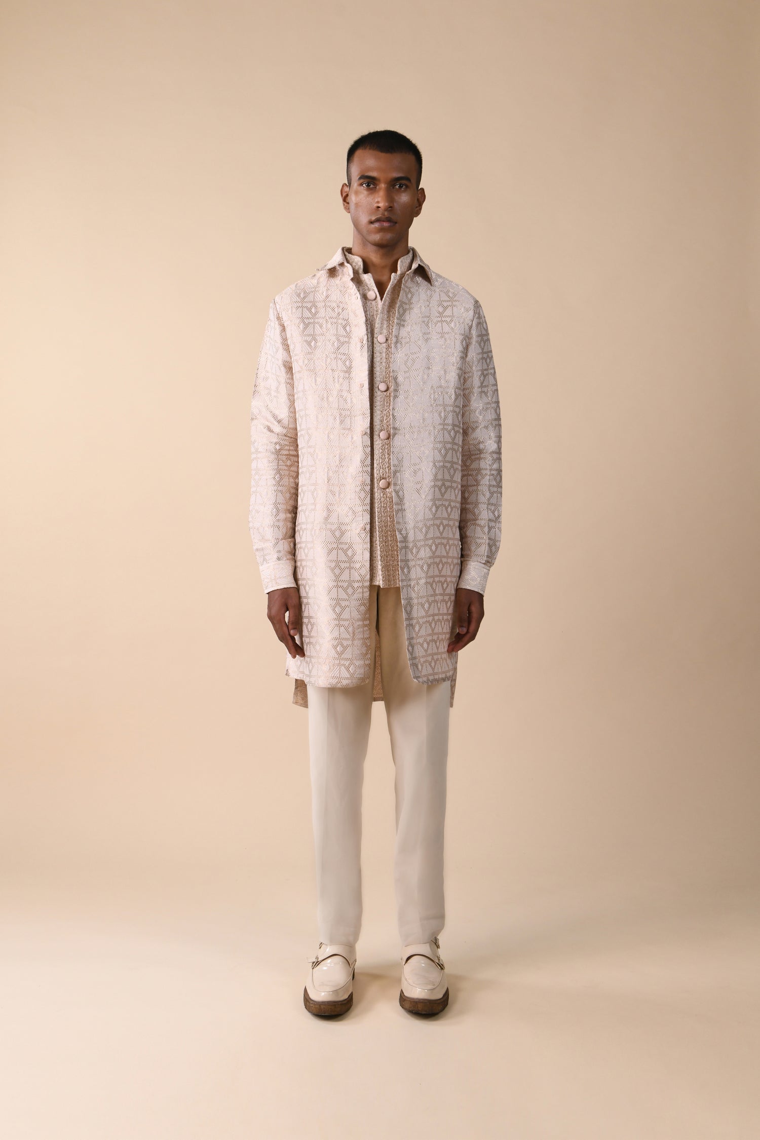  PACKAGING GEOMETRIC OPEN JACKET 