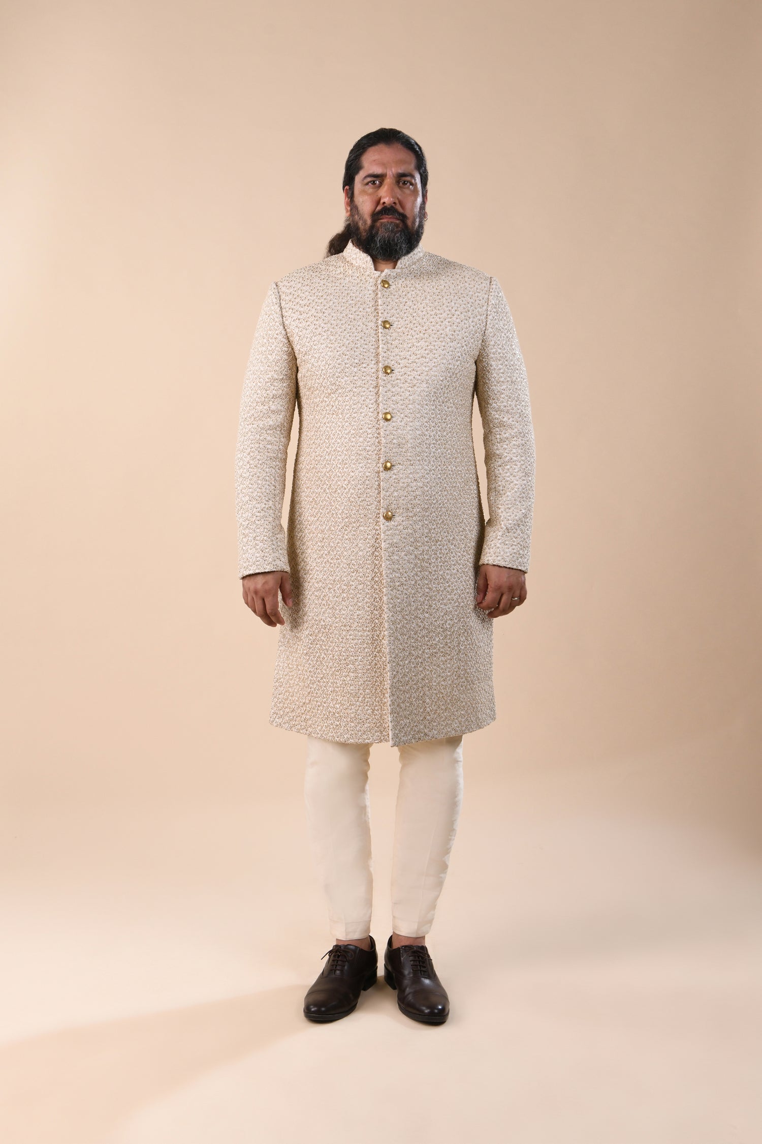  SHINY TREE HIGHLIGHTED VANILLA JACKET 