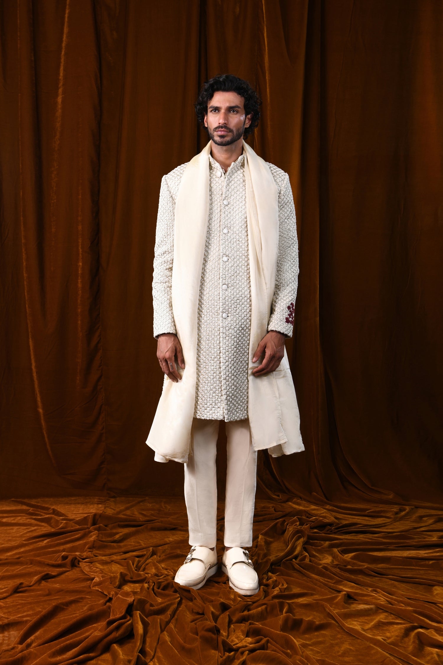  SMALL SCALLOP KNOTTED JACKET 