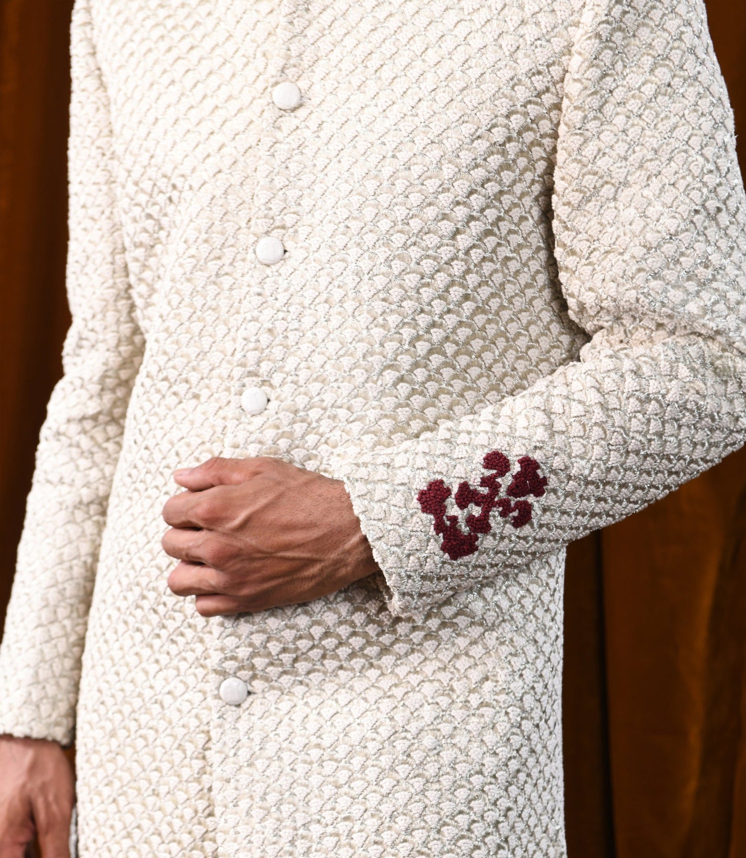 SMALL SCALLOP KNOTTED JACKET  