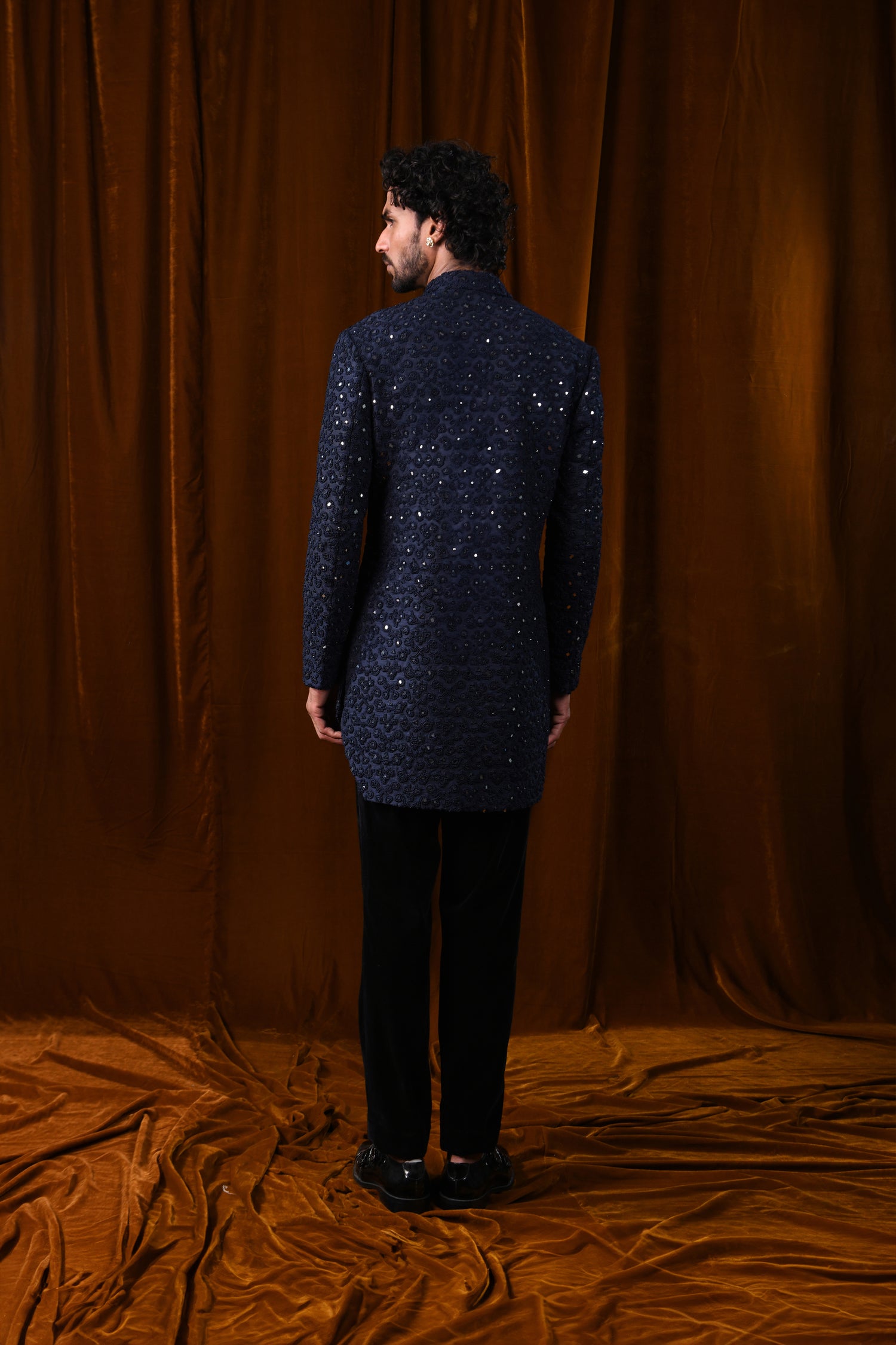 CREST VERTICAL FRENCHKNOT MIRROR KNOTTED JACKET  