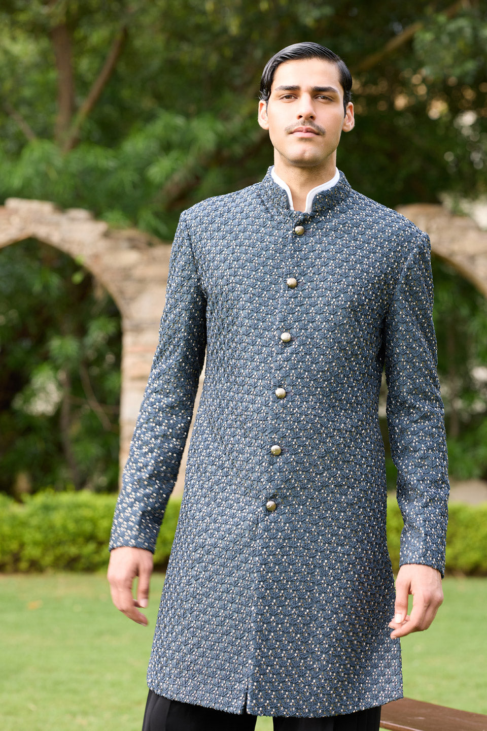 Double Coco Salli Sherwani  Double Coco Salli Sherwani