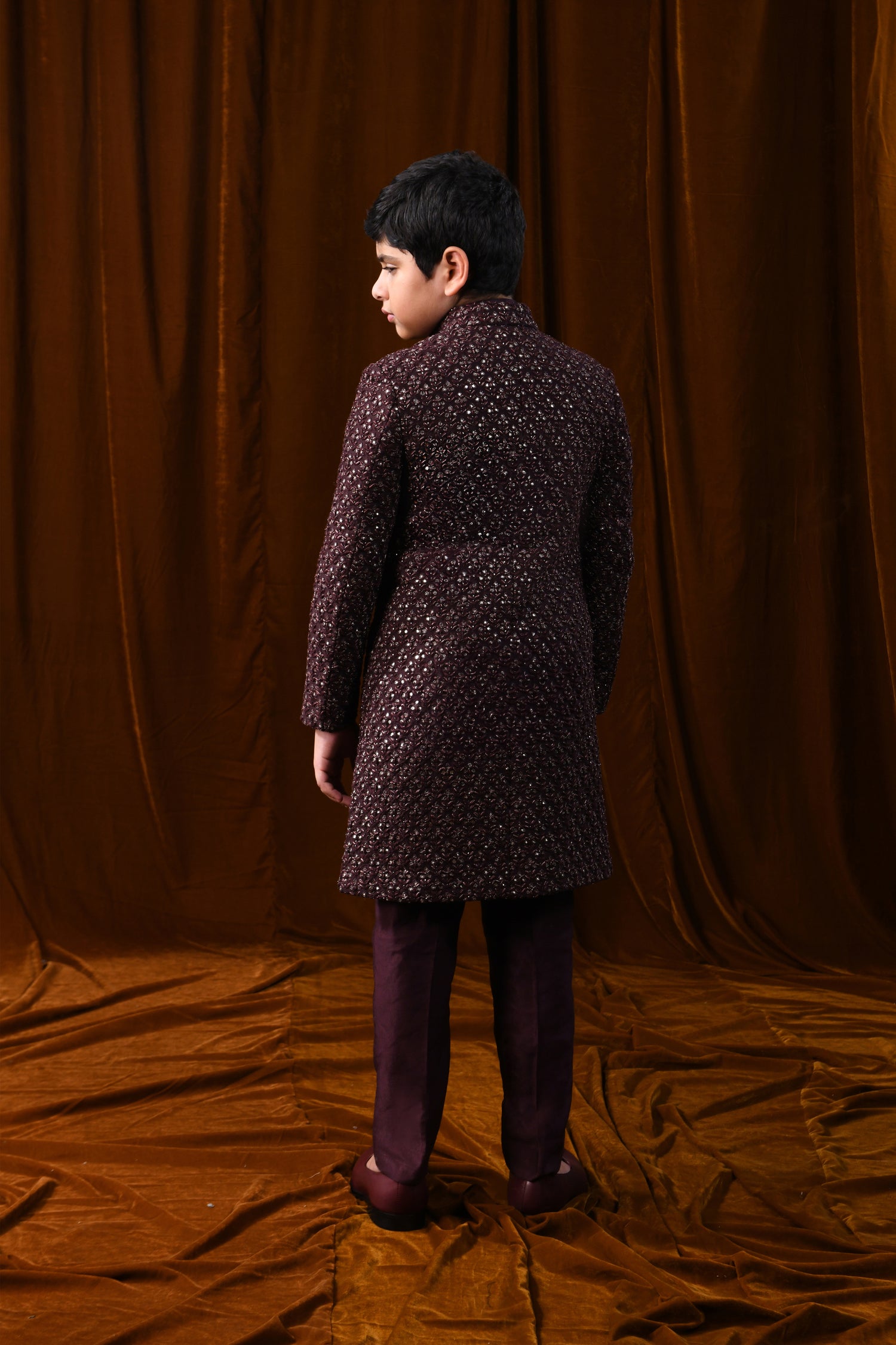 BIG PLANT MIRROR HIGHLIGHTED WINE JACKET  