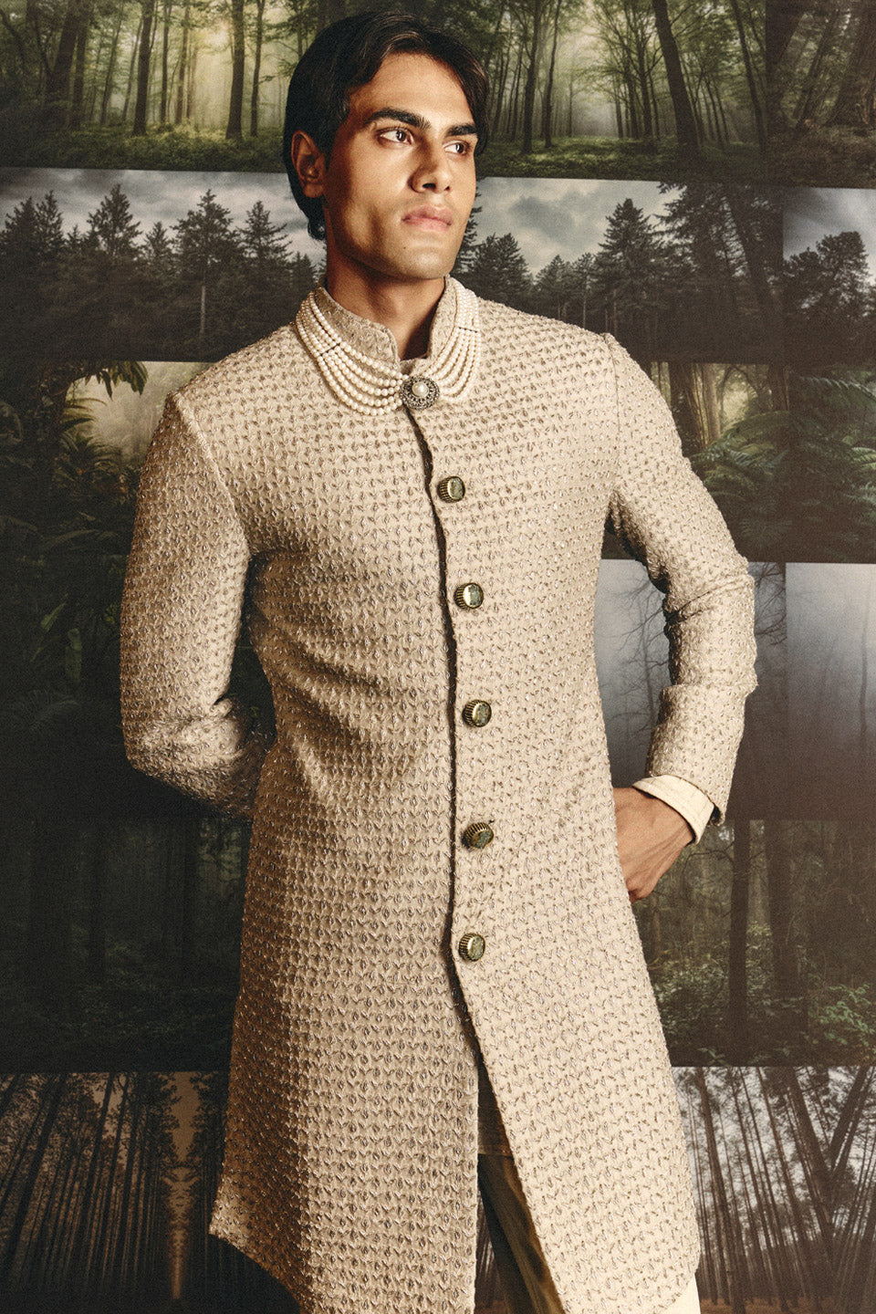 Kardana Embroidered Sherwani  