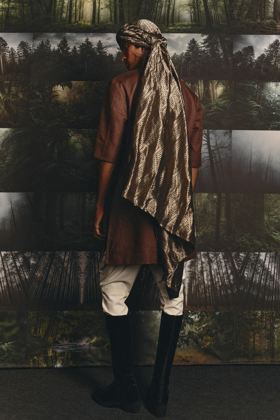 Collarless Plain Sherwani  