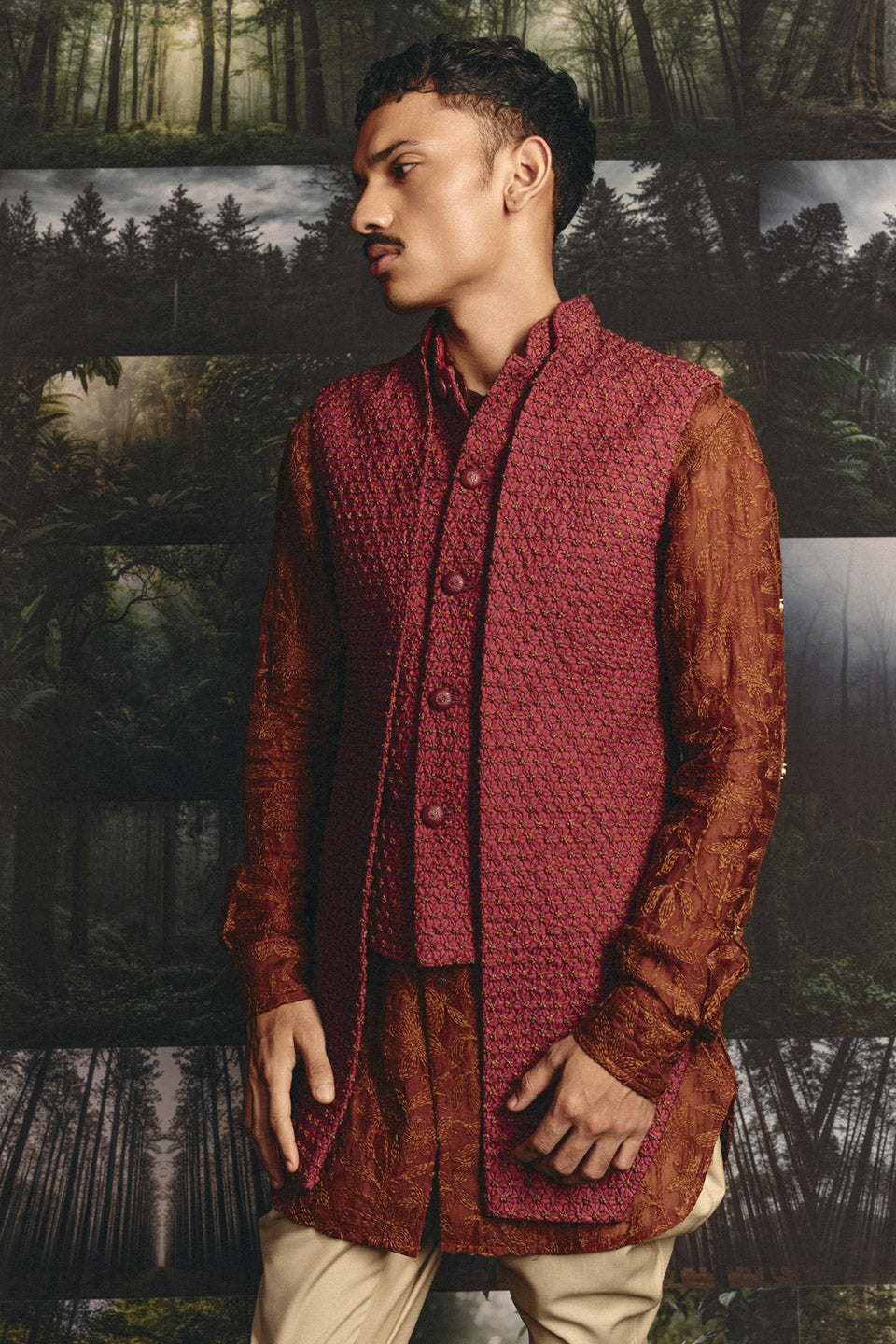 Miniflower Dhup Chao Mocklayer Jacket  