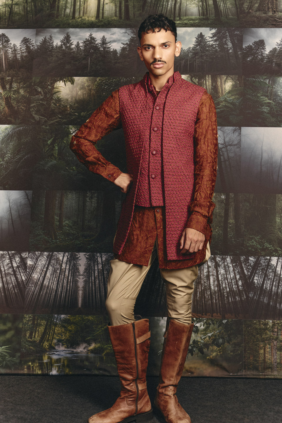 Miniflower Dhup Chao Mocklayer Jacket  